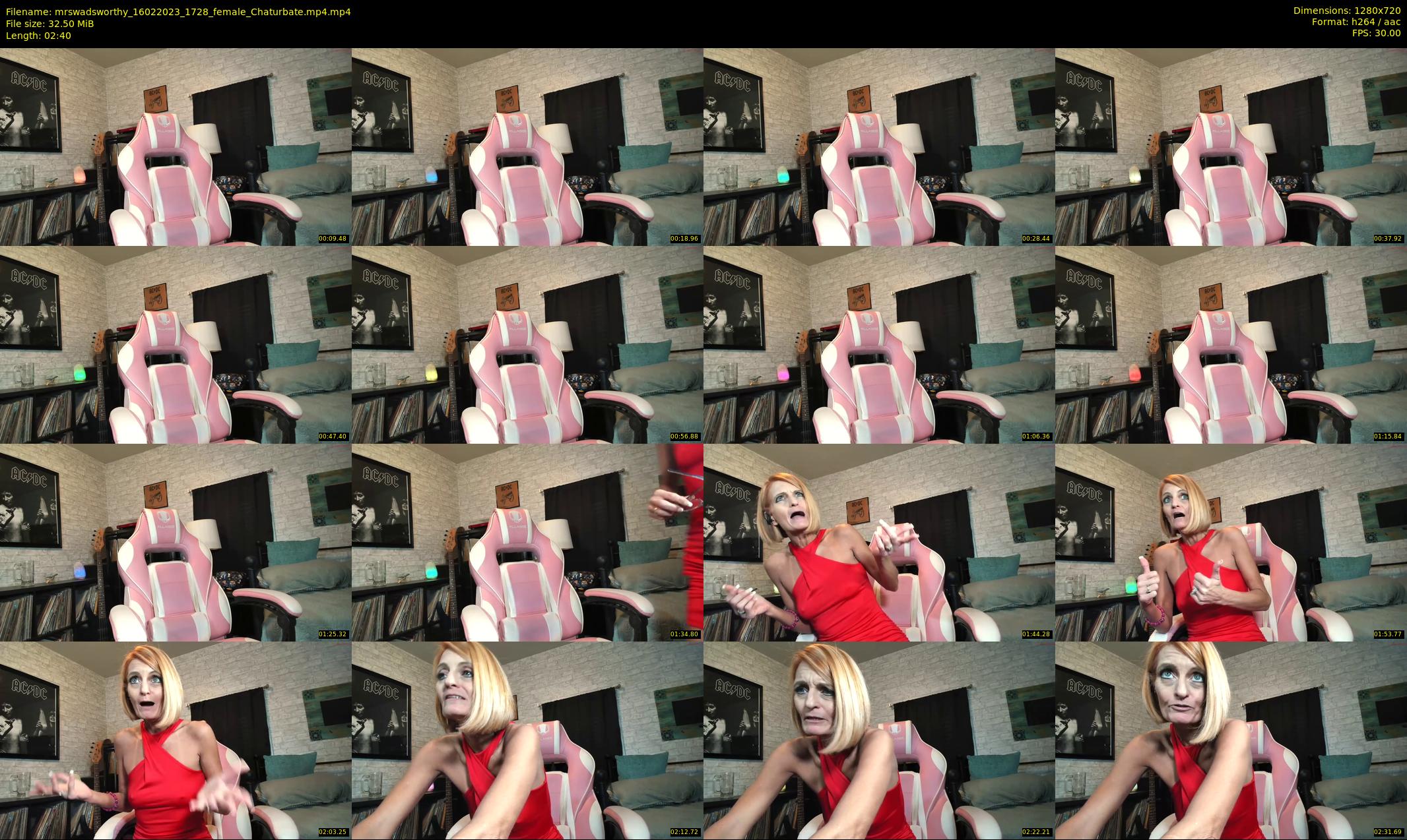 mrswadsworthy — 3 minute Chaturbate female cam show recording, 720p, Feb 16, 2023