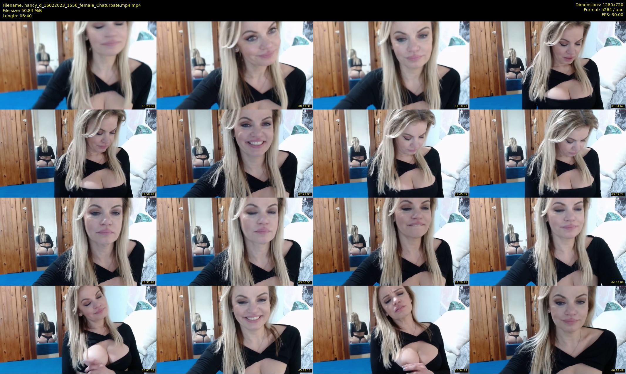 nancy_d — 7 minute Chaturbate female cam show recording, 720p, Feb 16, 2023