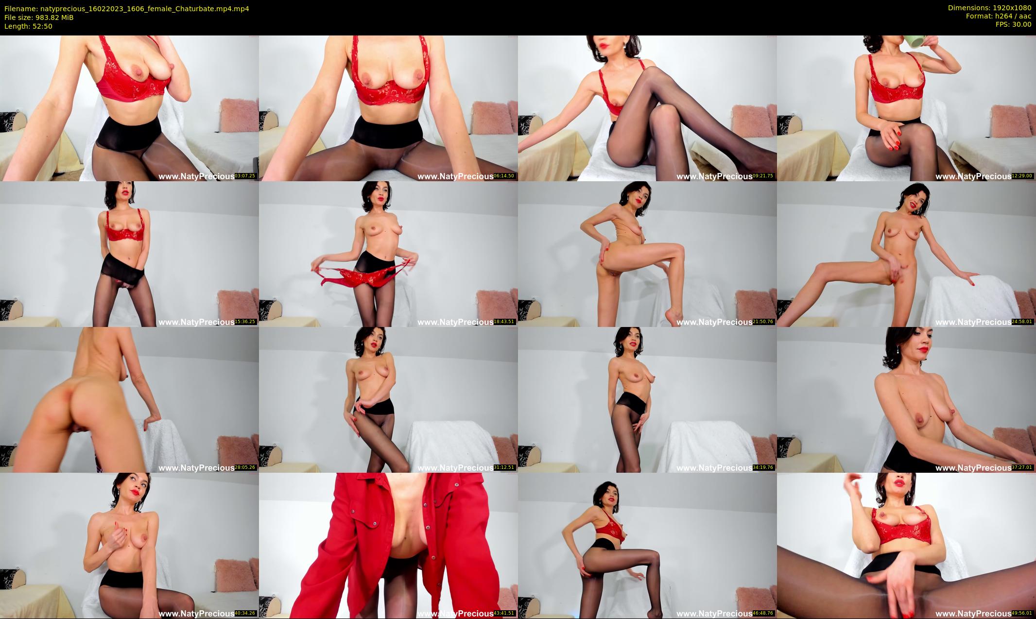 natyprecious — 53 minute Chaturbate female cam show recording, 1080p, Feb 16, 2023