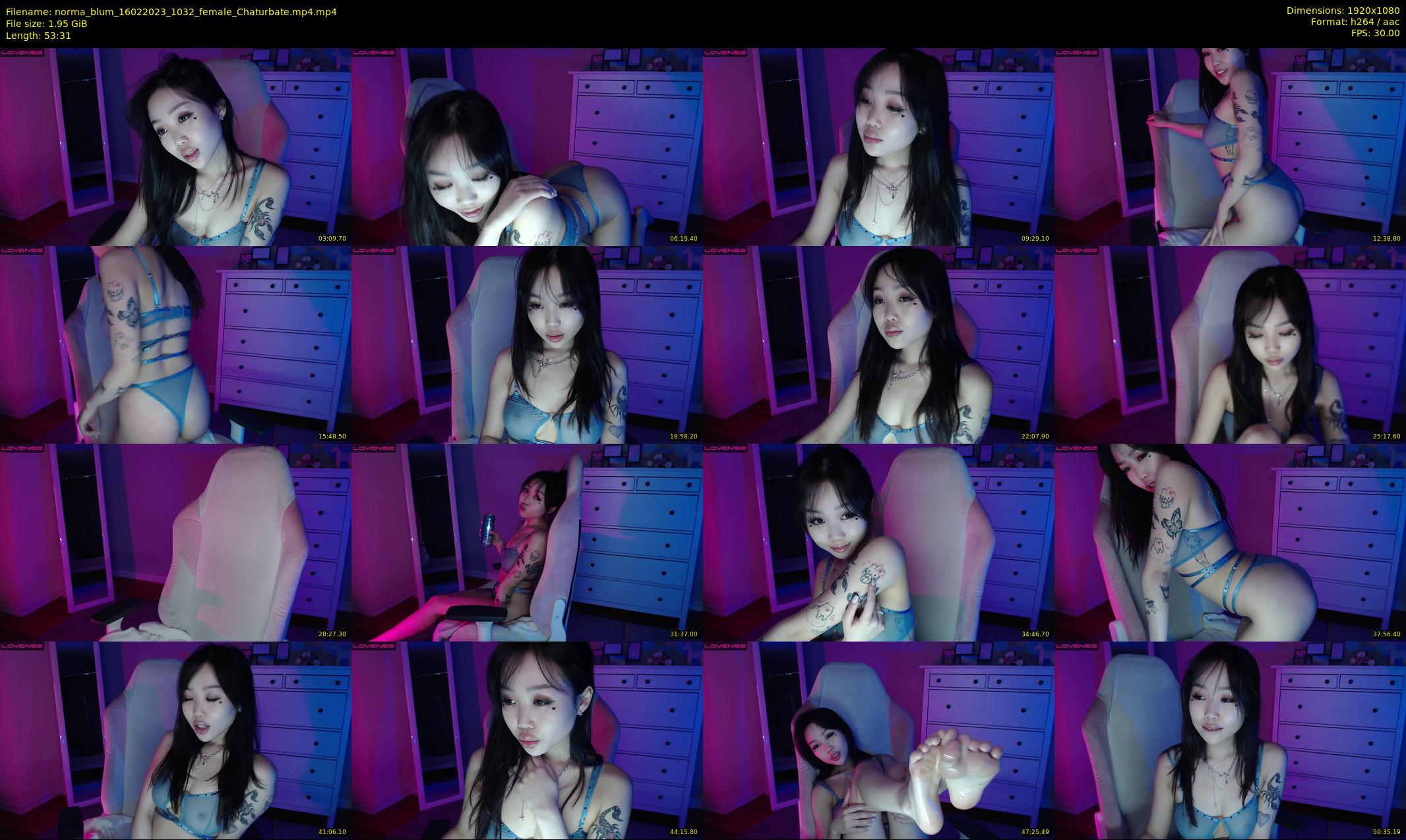 norma_blum — 54 minute Chaturbate female cam show recording, 1080p, Feb 16, 2023