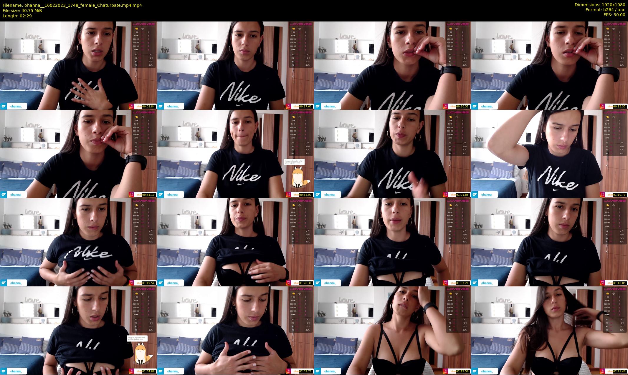 ohanna_ — 3 minute Chaturbate female cam show recording, 1080p, Feb 16, 2023