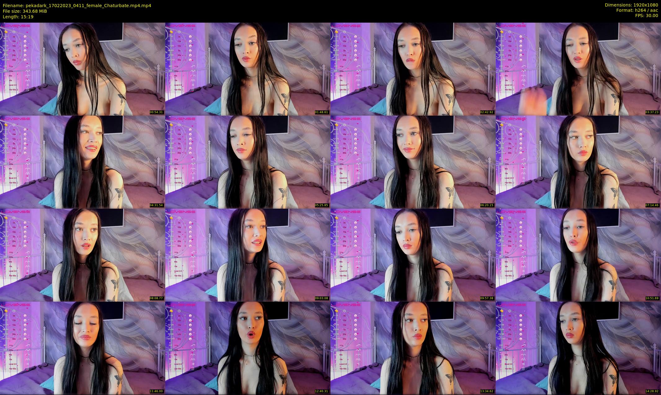 pekadark — 16 minute Chaturbate female cam show recording, 1080p, Feb 17, 2023
