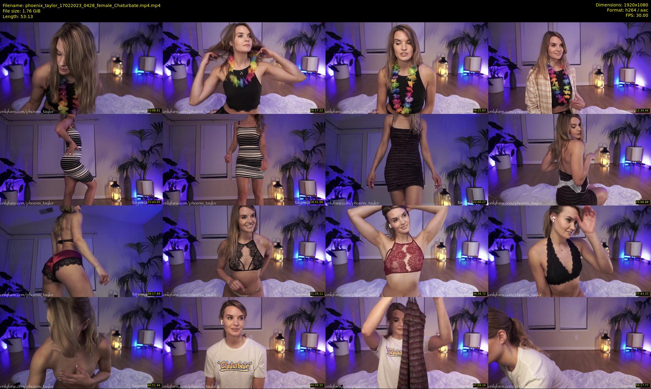 phoenix_taylor — 54 minute Chaturbate female cam show recording, 1080p, Feb 17, 2023