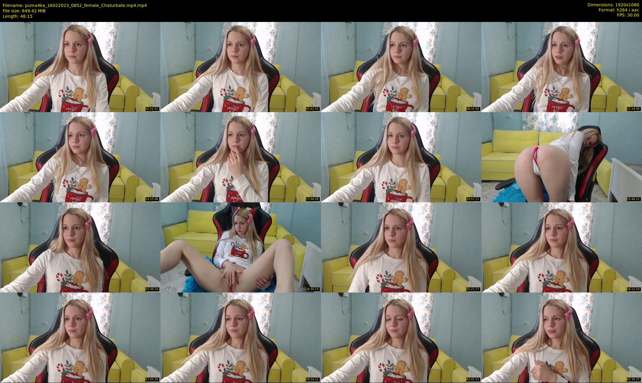 puma4ka — 49 minute Chaturbate female cam show recording, 1080p, Feb 16, 2023