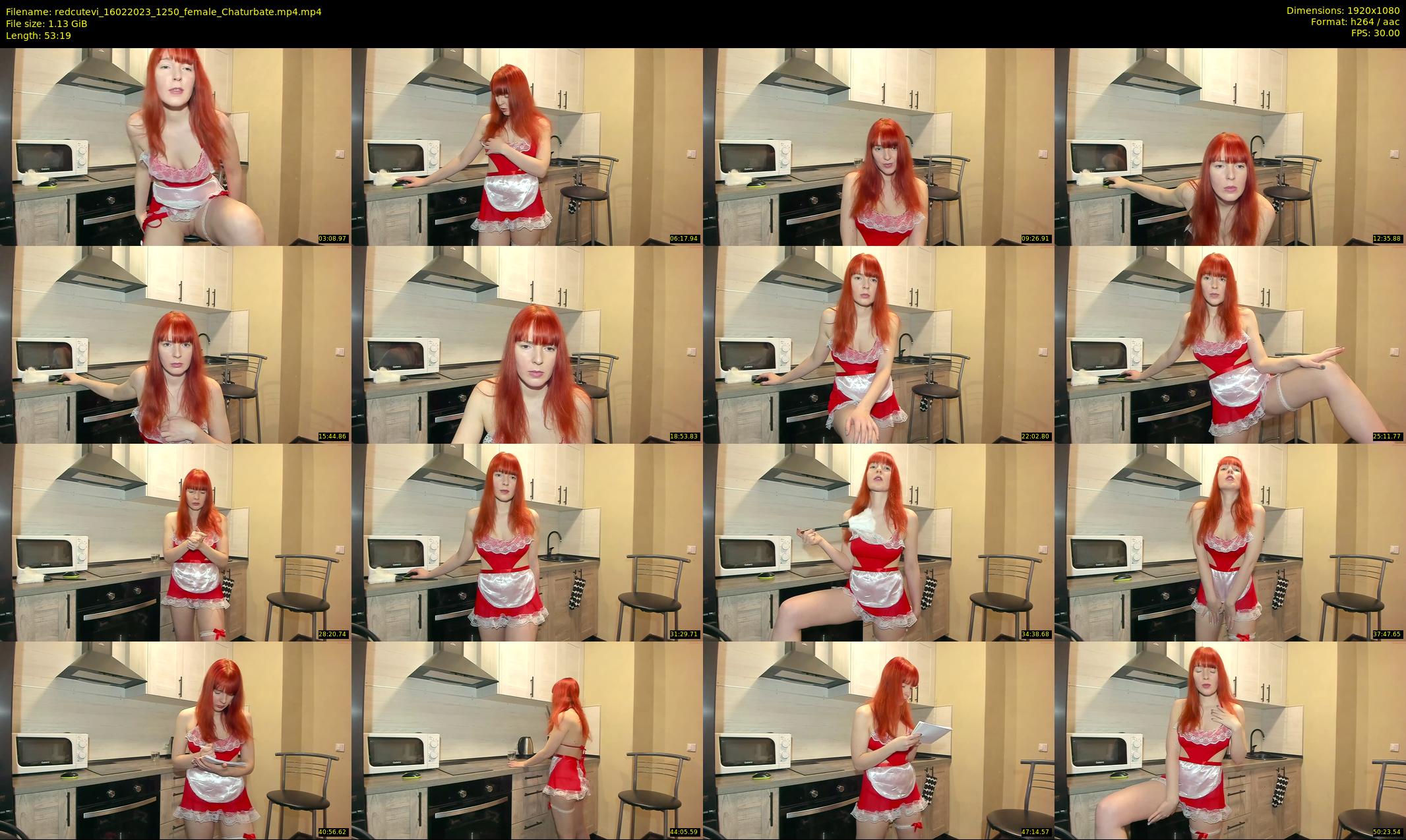 redcutevi — 54 minute Chaturbate female cam show recording, 1080p, Feb 16, 2023