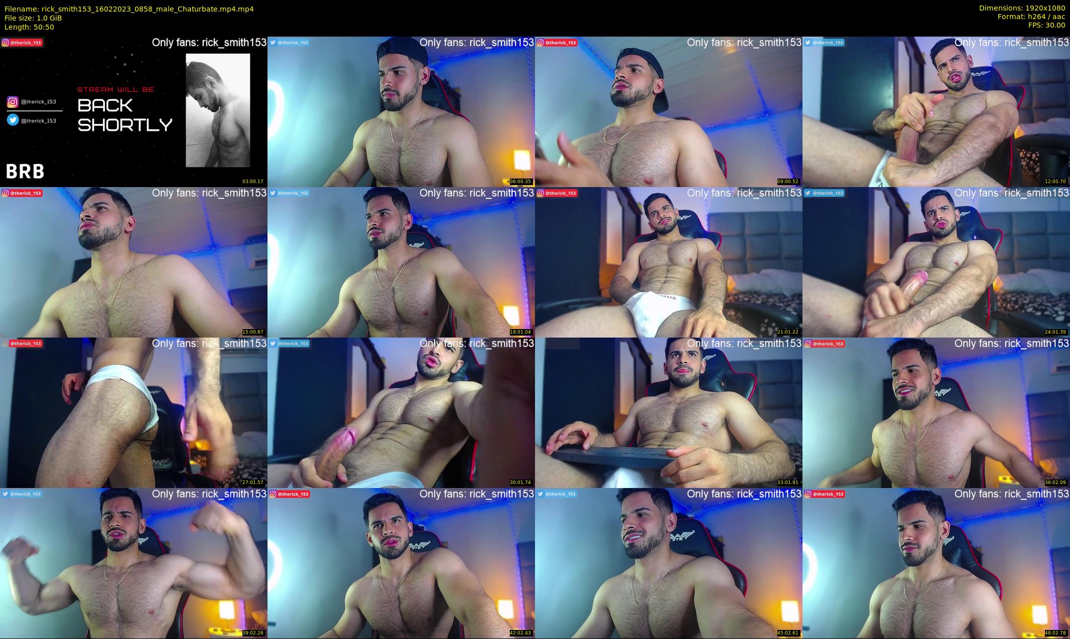 rick_smith153 — 51 minute Chaturbate male cam show recording, 1080p, Feb 16, 2023