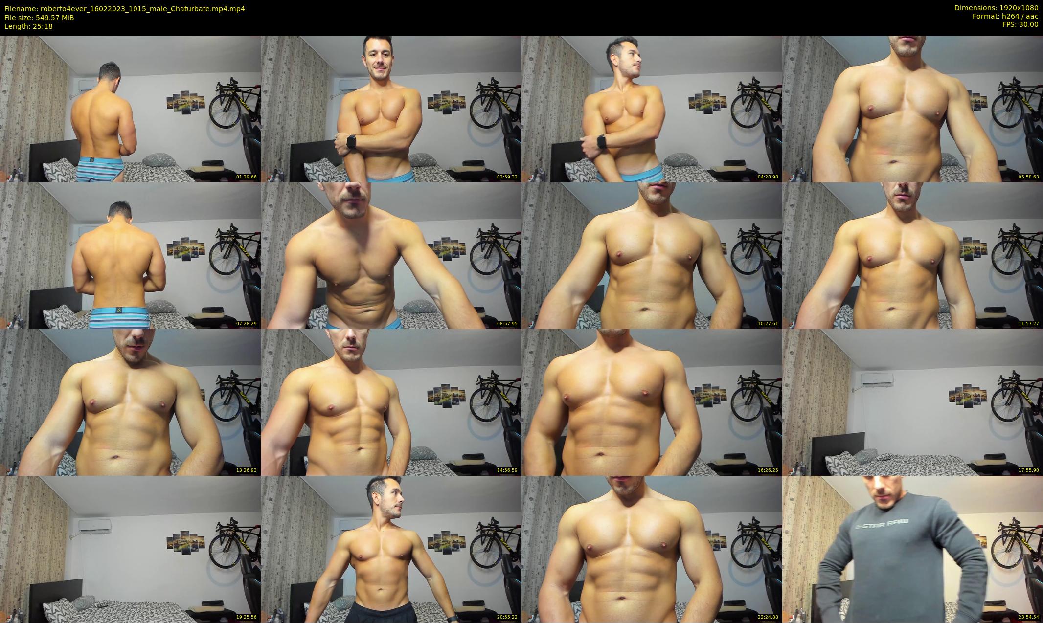roberto4ever — 26 minute Chaturbate male cam show recording, 1080p, Feb 16, 2023