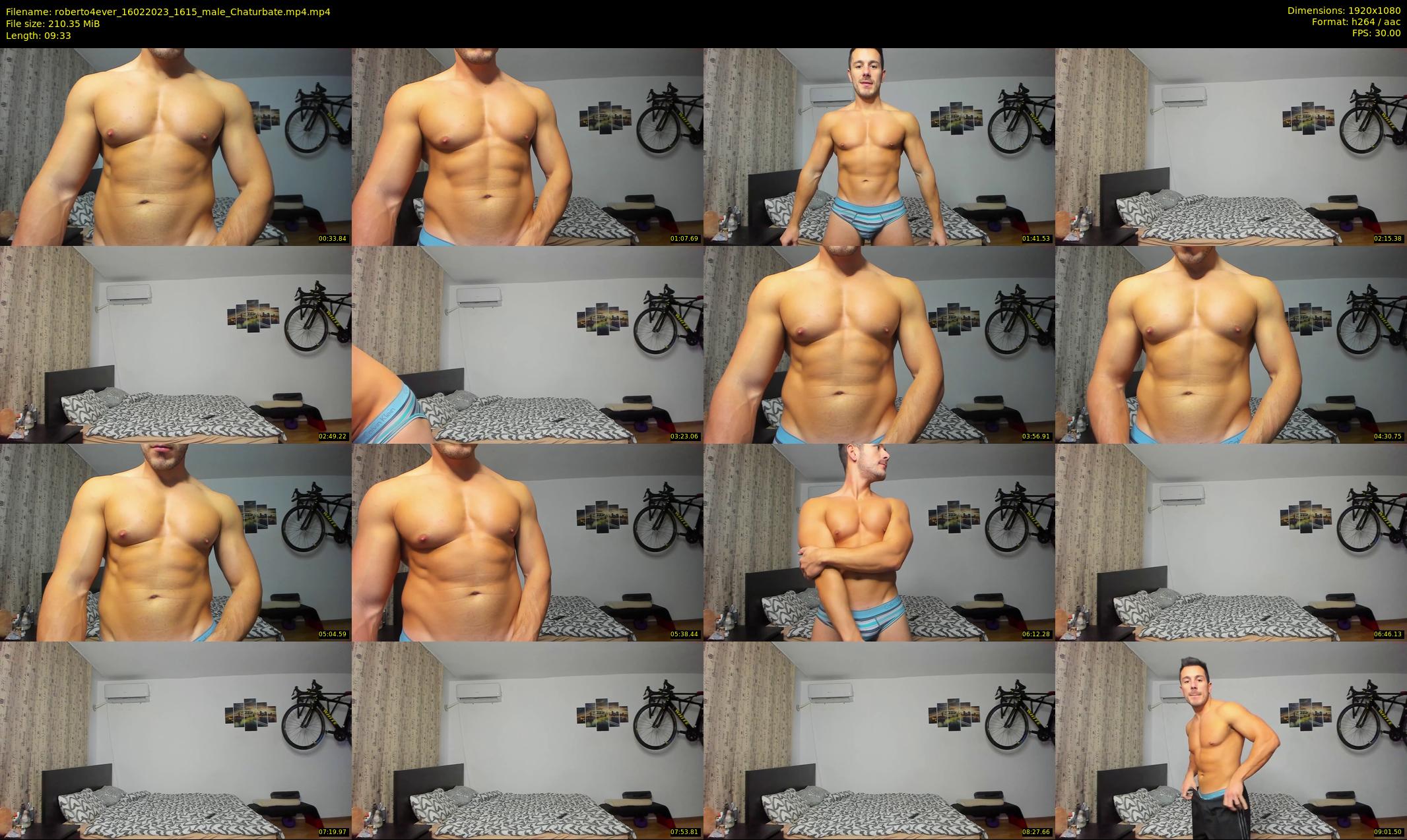 roberto4ever — 10 minute Chaturbate male cam show recording, 1080p, Feb 16, 2023