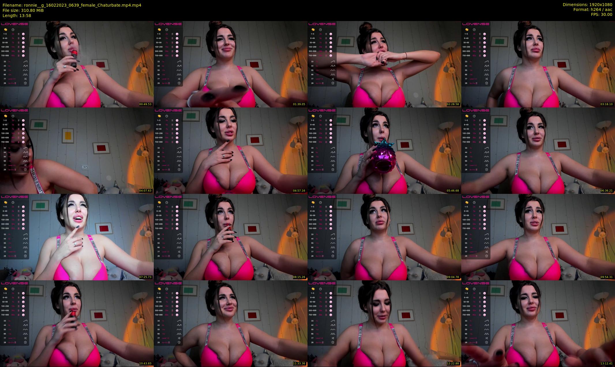 ronnie__g — 14 minute Chaturbate female cam show recording, 1080p, Feb 16, 2023