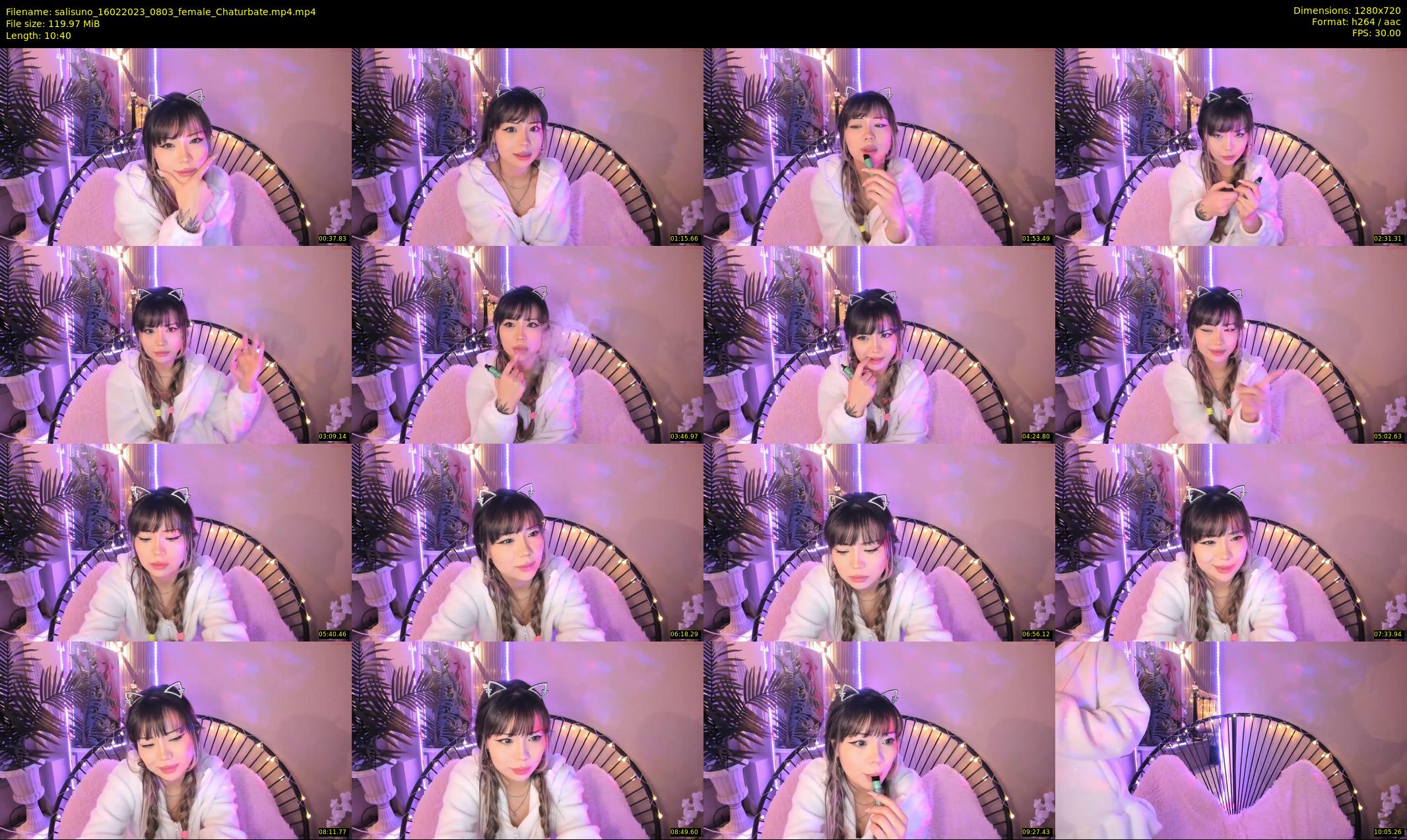 salisuno — 11 minute Chaturbate female cam show recording, 720p, Feb 16, 2023