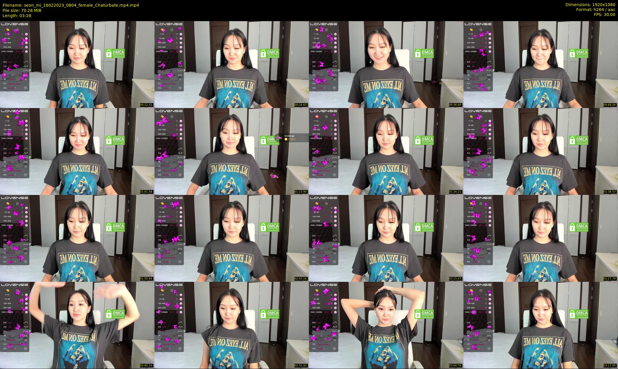 seon_mi — 4 minute Chaturbate female cam show recording, 1080p, Feb 16, 2023