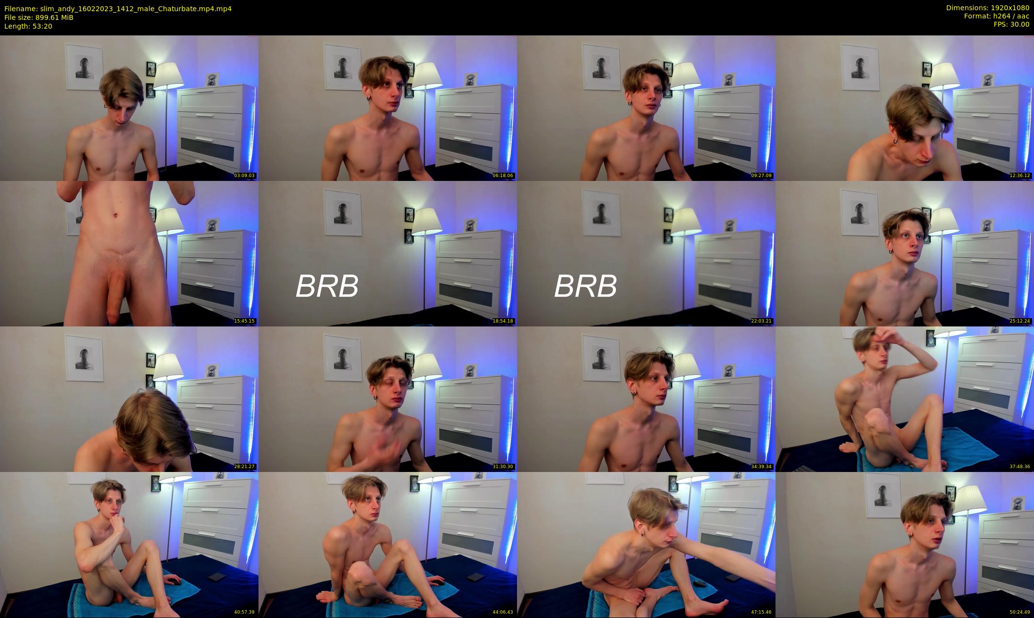 slim_andy — 54 minute Chaturbate male cam show recording, 1080p, Feb 16, 2023