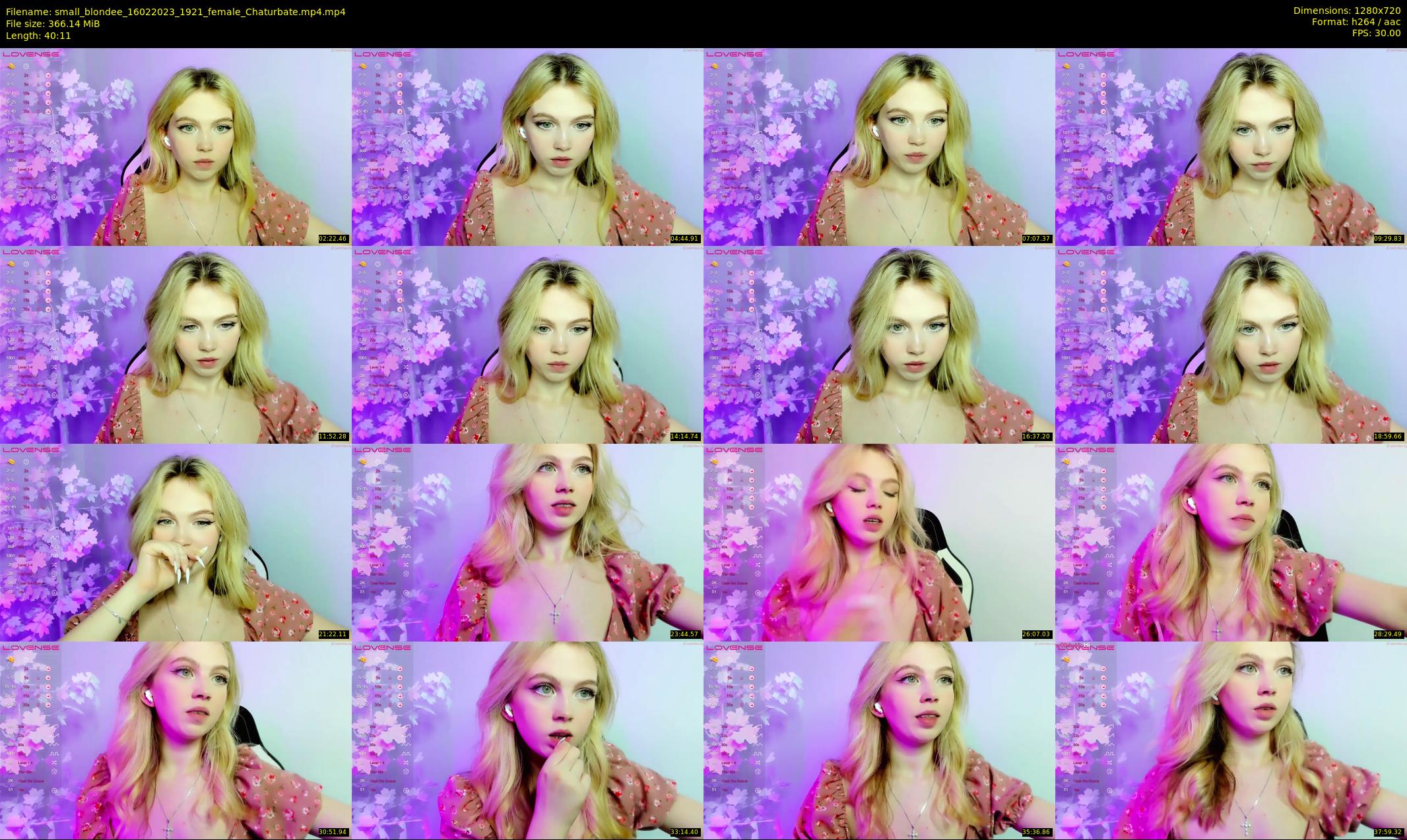 small_blondee — 41 minute Chaturbate female cam show recording, 720p, Feb 16, 2023