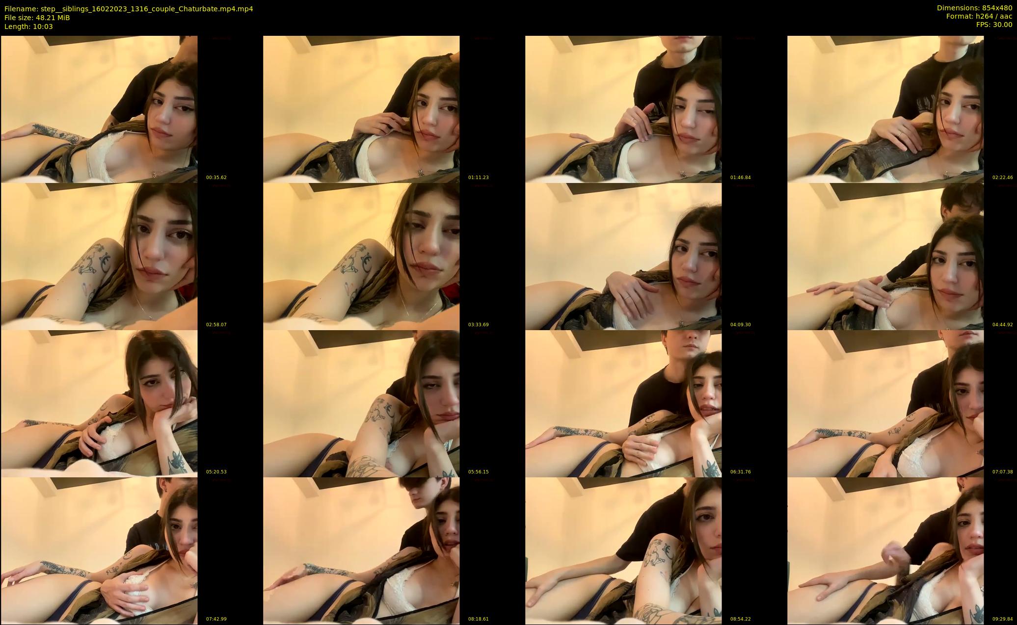 step__siblings — 11 minute Chaturbate couple cam show recording, 480p, Feb 16, 2023