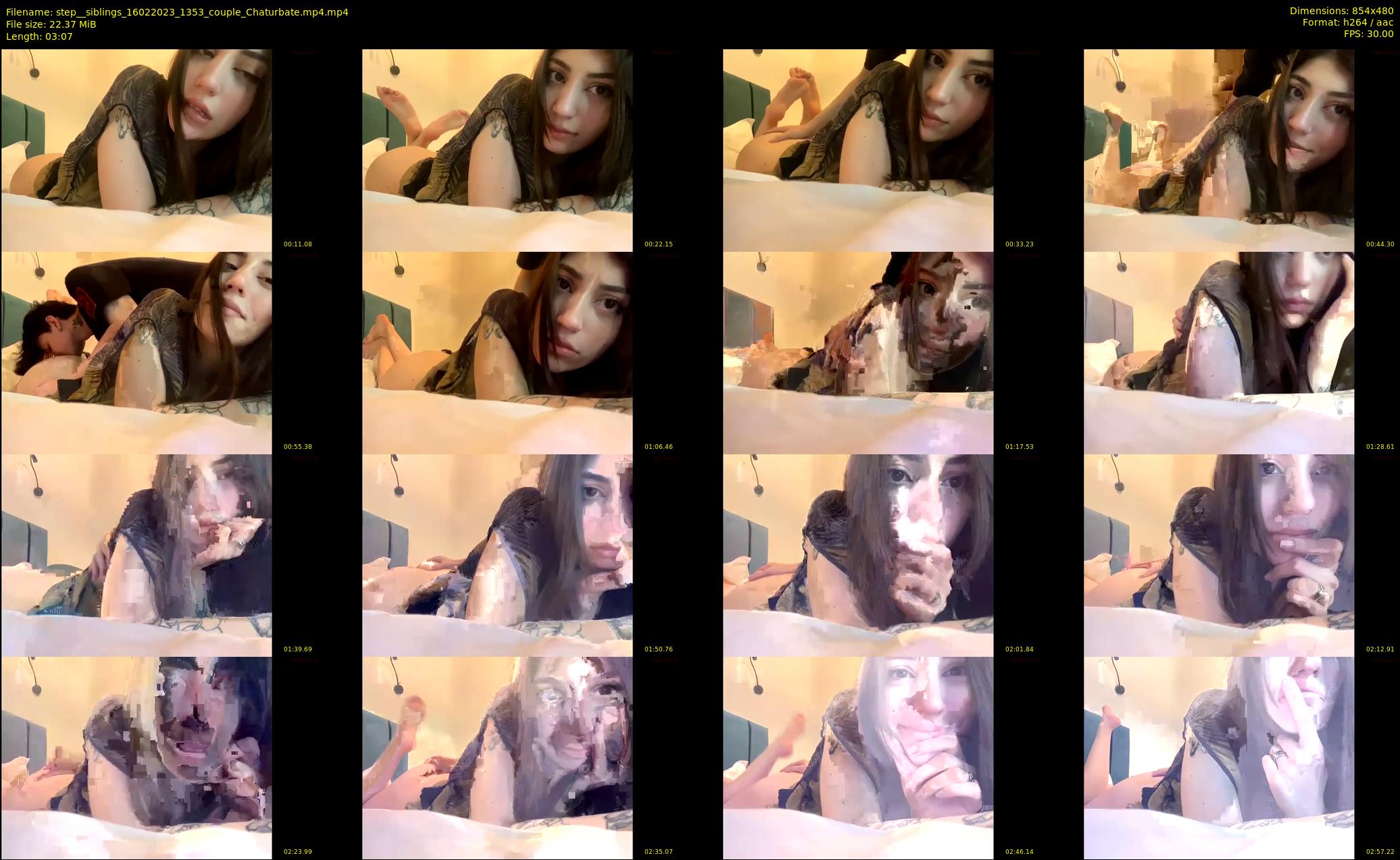 step__siblings — 4 minute Chaturbate couple cam show recording, 480p, Feb 16, 2023