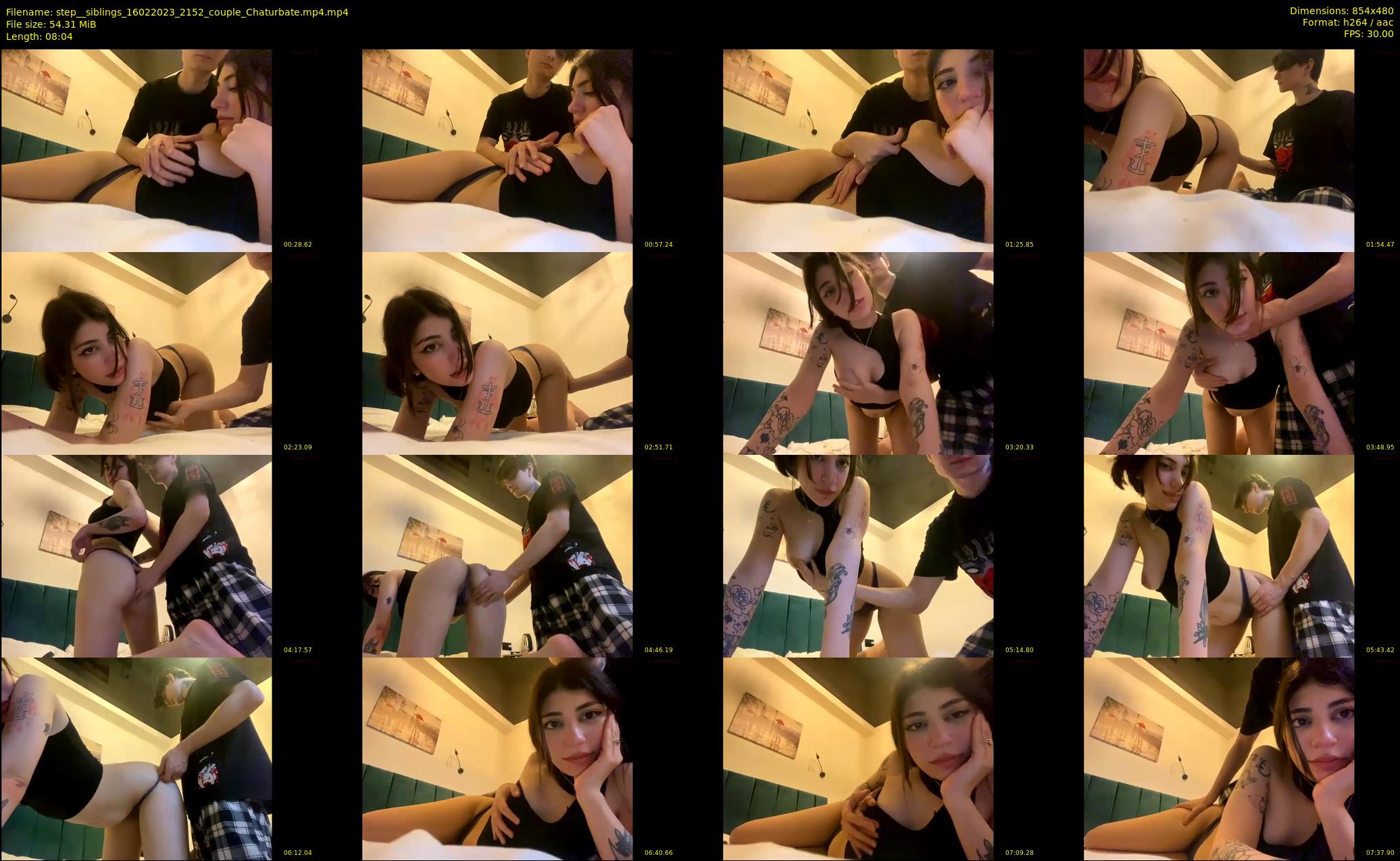 step__siblings — 9 minute Chaturbate couple cam show recording, 480p, Feb 16, 2023