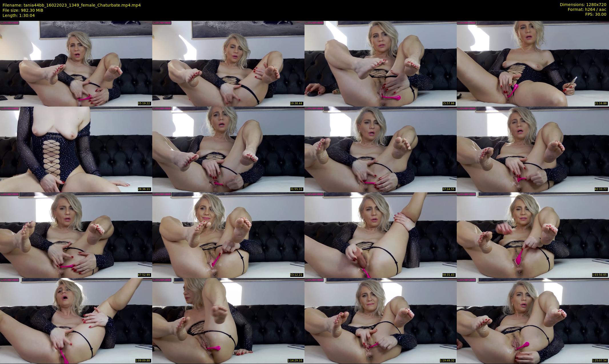 tania44bb — 91 minute Chaturbate female cam show recording, 720p, Feb 16, 2023
