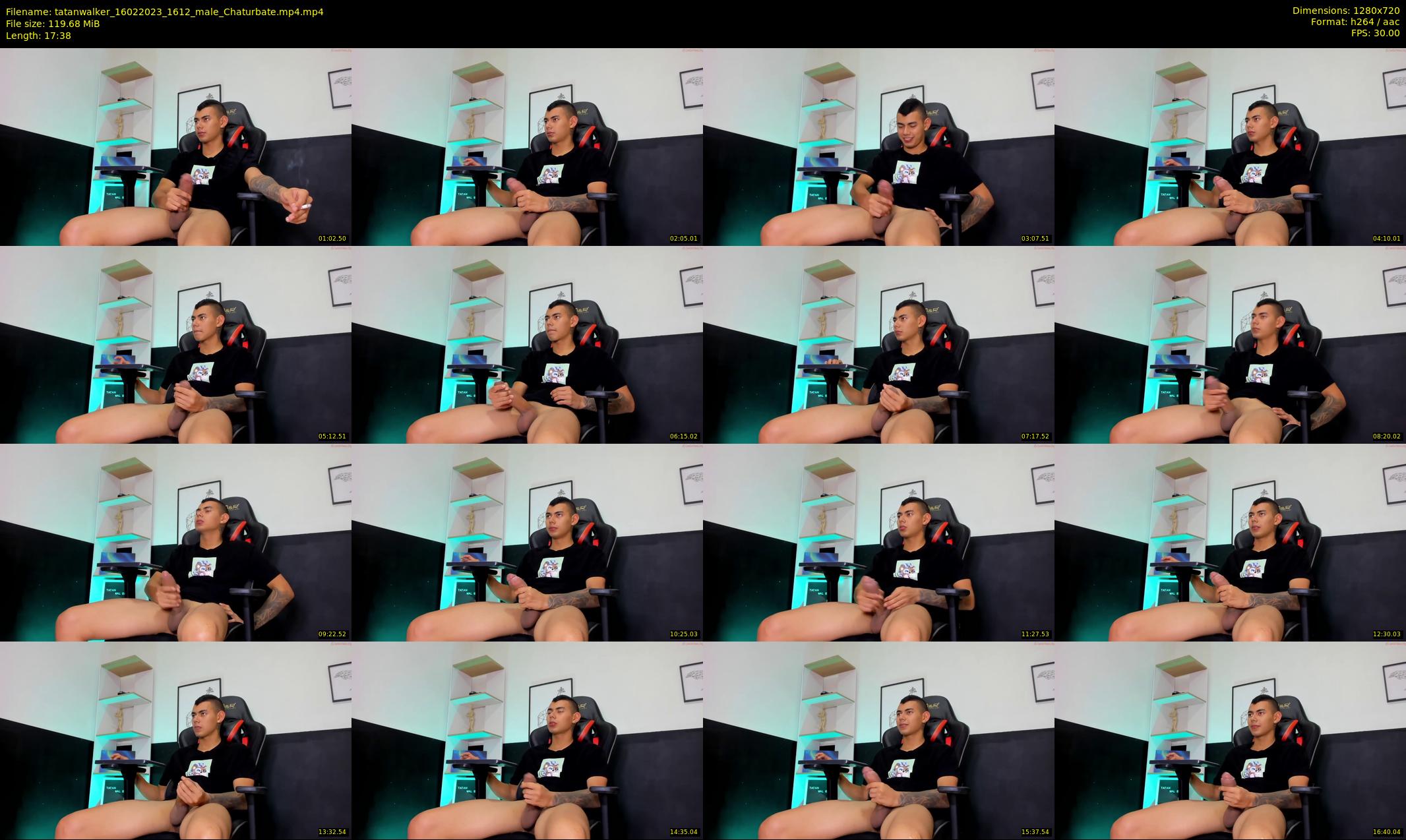 tatanwalker — 18 minute Chaturbate male cam show recording, 720p, Feb 16, 2023