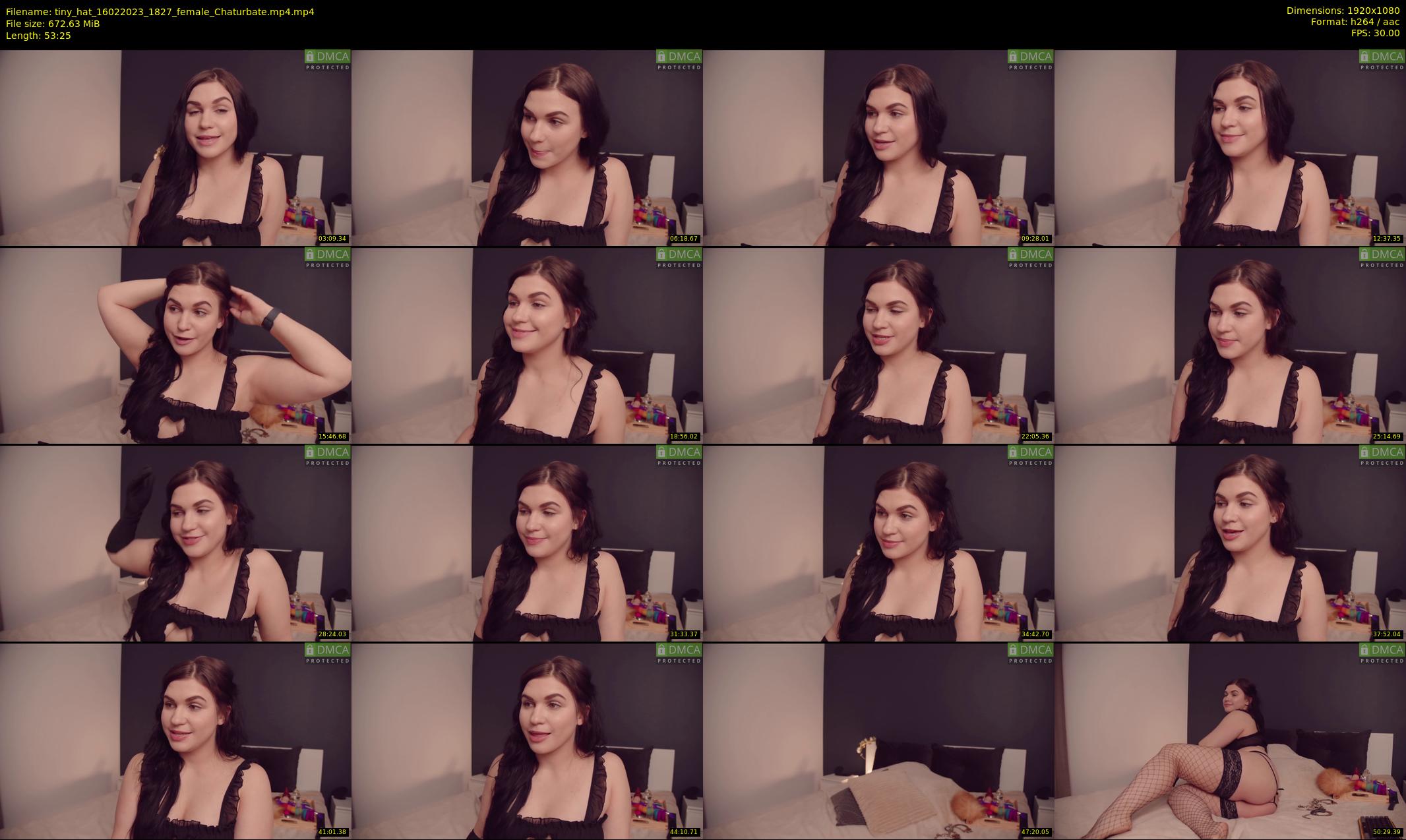 tiny_hat — 54 minute Chaturbate female cam show recording, 1080p, Feb 16, 2023