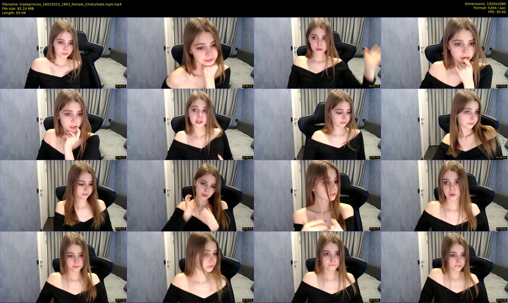 tripleprinces — 6 minute Chaturbate female cam show recording, 1080p, Feb 16, 2023