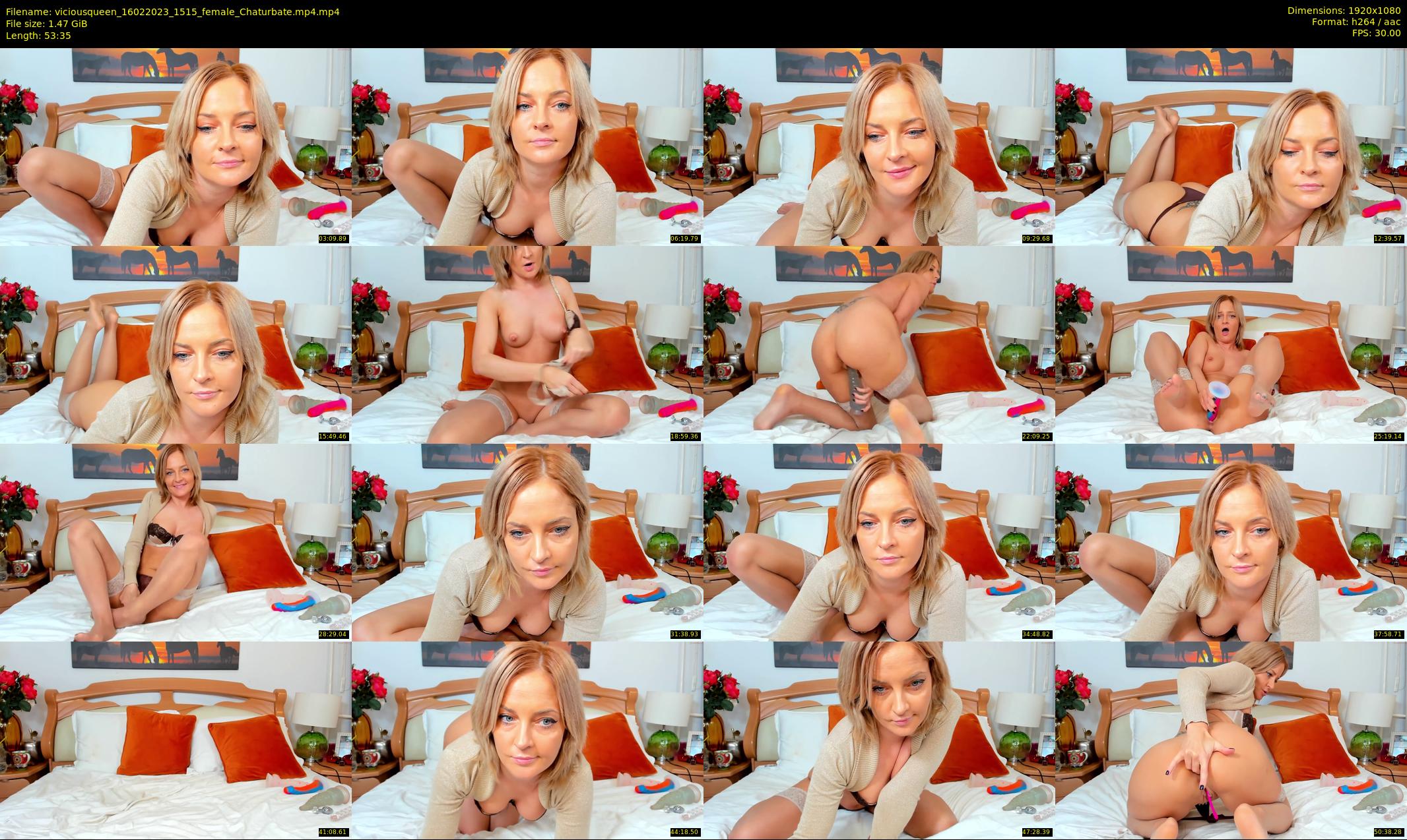 viciousqueen — 54 minute Chaturbate female cam show recording, 1080p, Feb 16, 2023