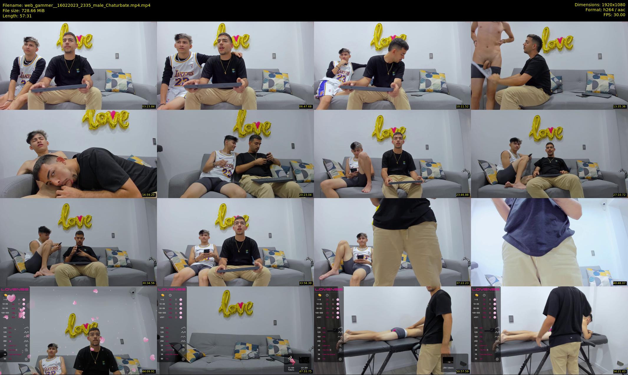 web_gammer_ — 58 minute Chaturbate male cam show recording, 1080p, Feb 16, 2023