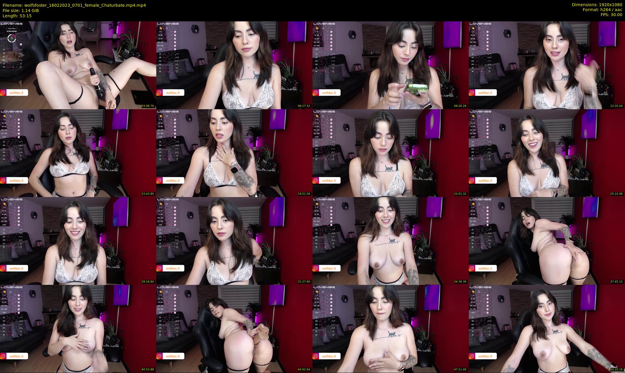 wolfsfoster — 54 minute Chaturbate couple cam show recording, 1080p, Feb 16, 2023