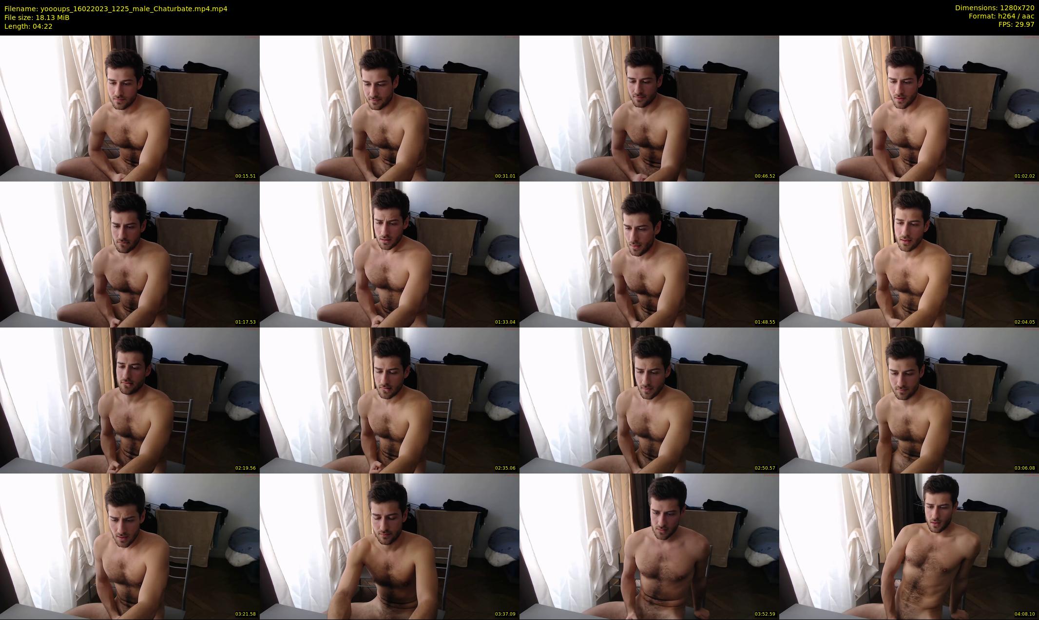 yoooups — 5 minute Chaturbate male cam show recording, 720p, Feb 16, 2023