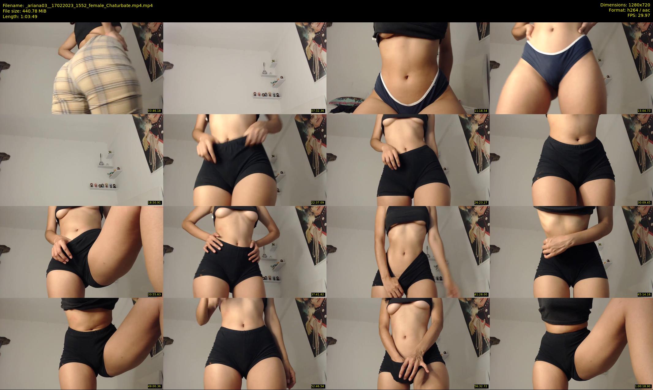 _ariana03_ — 64 minute Chaturbate female cam show recording, 720p, Feb 17, 2023