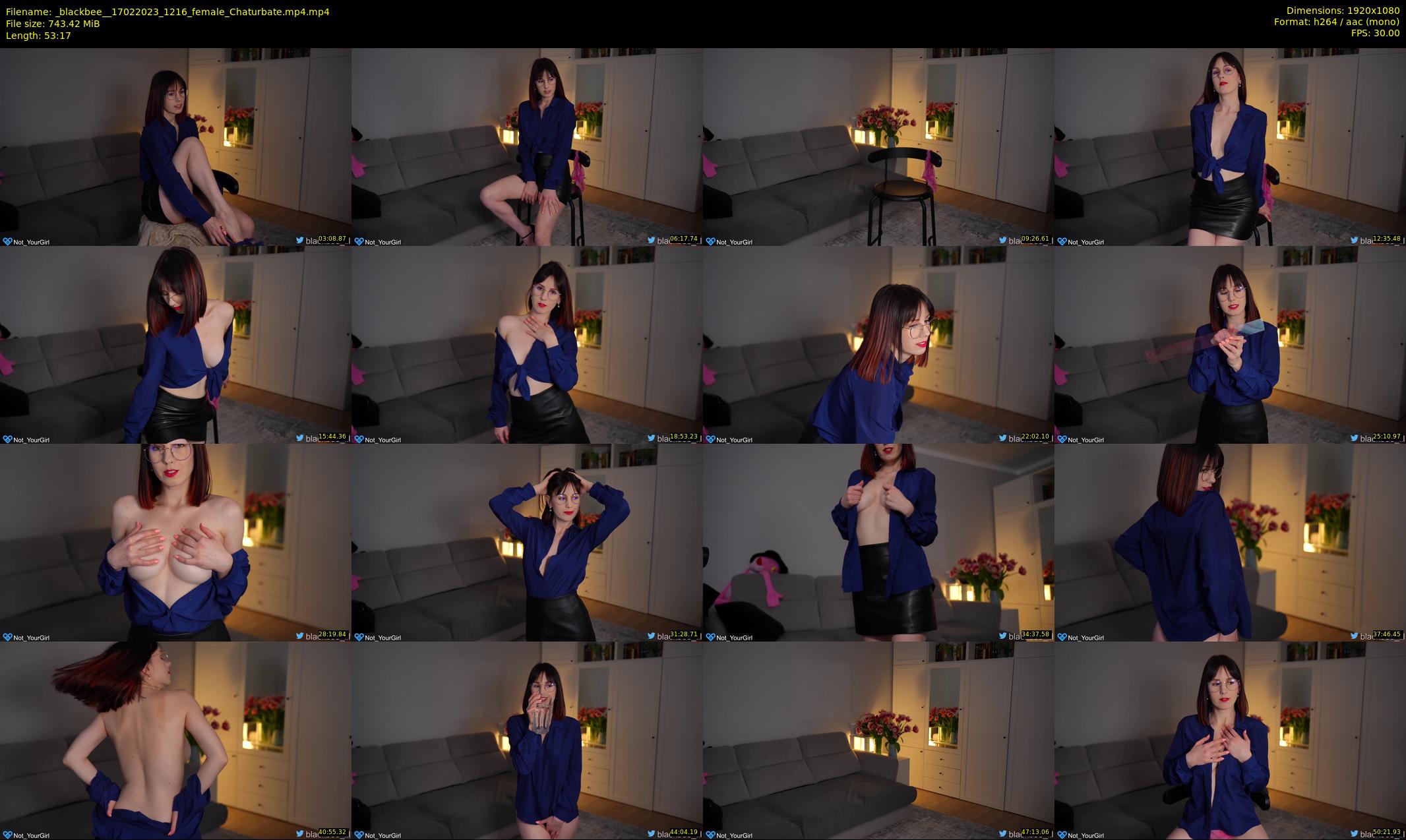_blackbee_ — 54 minute Chaturbate female cam show recording, 1080p, Feb 17, 2023