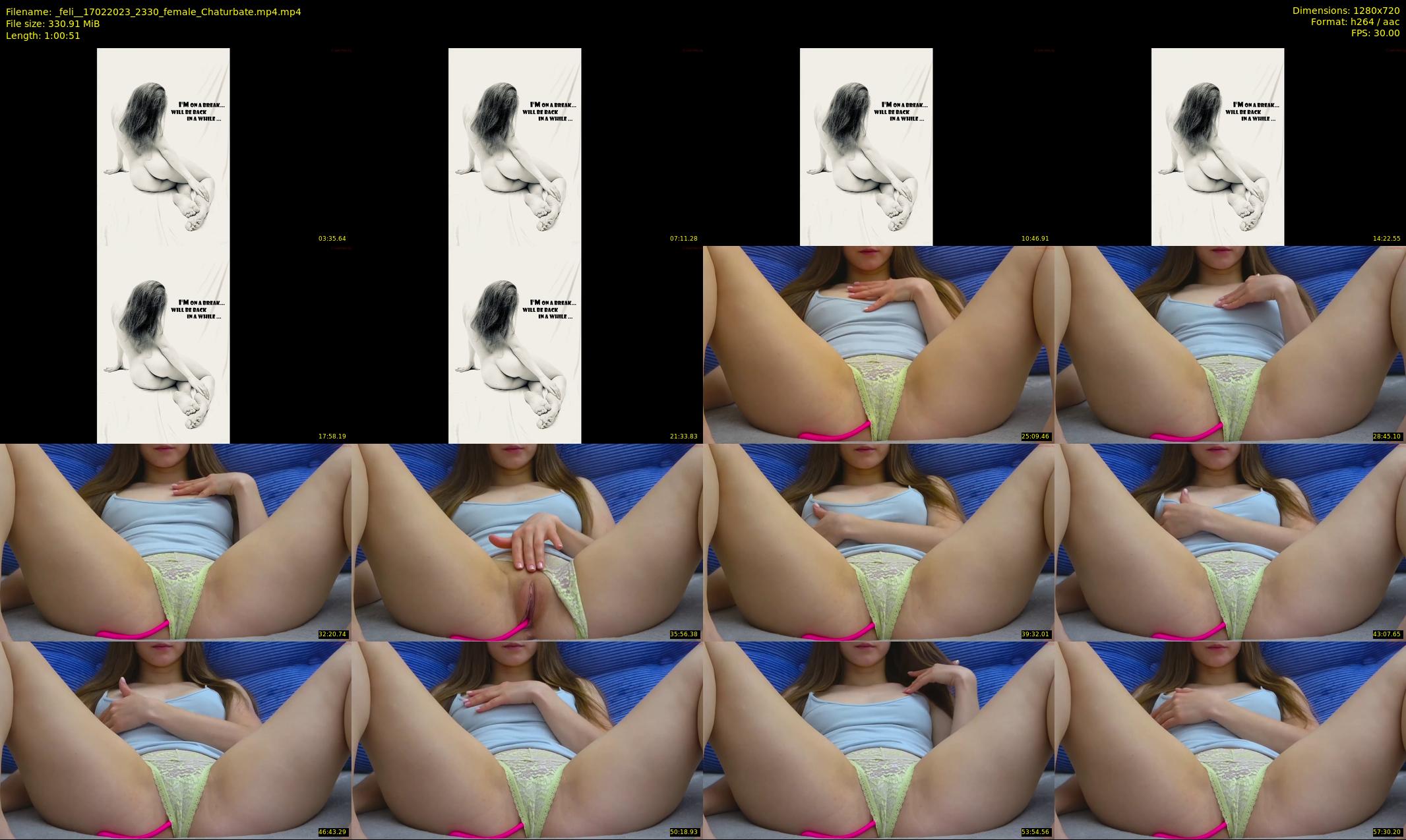 _feli_ — 61 minute Chaturbate female cam show recording, 720p, Feb 17, 2023