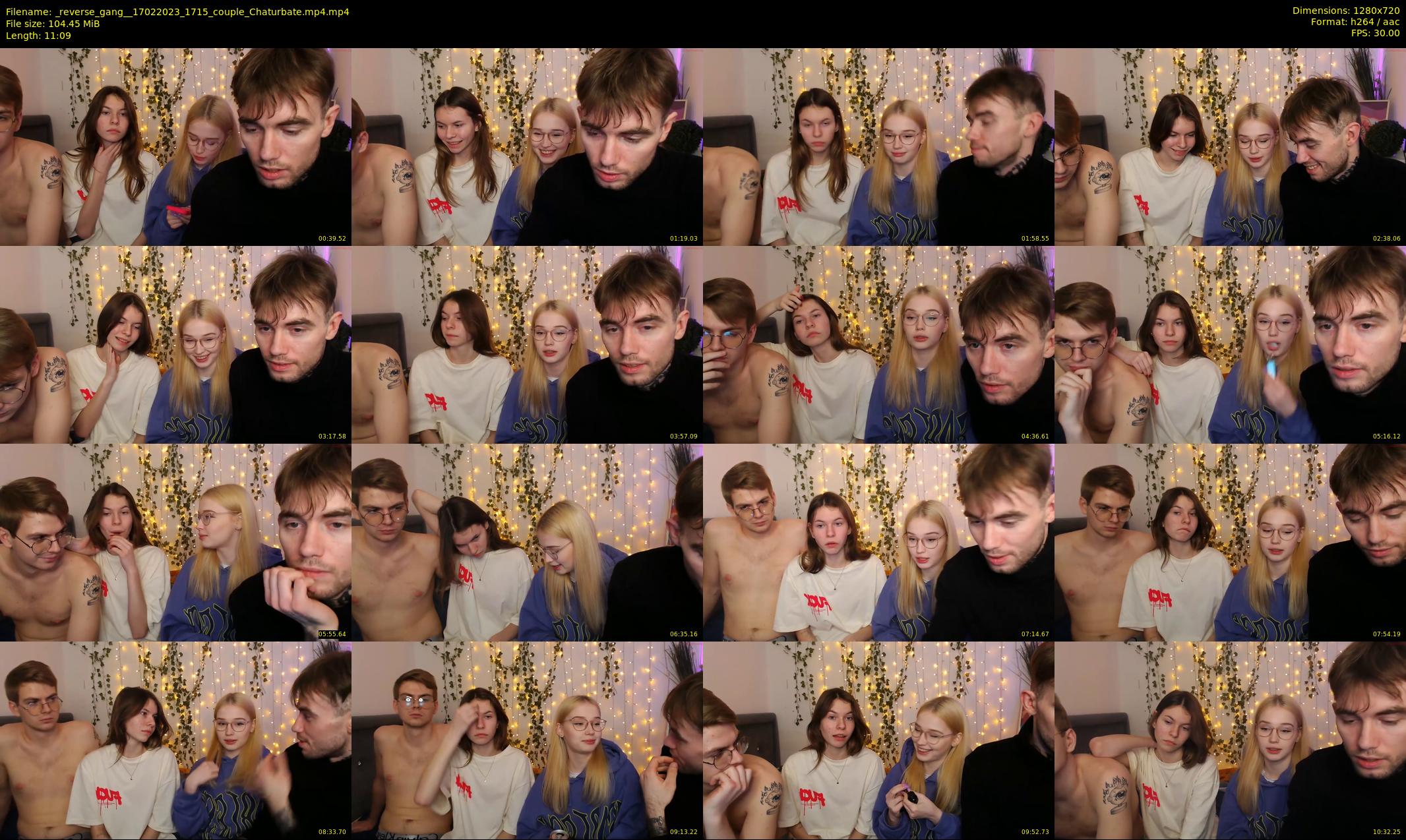 _reverse_gang_ — 12 minute Chaturbate couple cam show recording, 720p, Feb 17, 2023