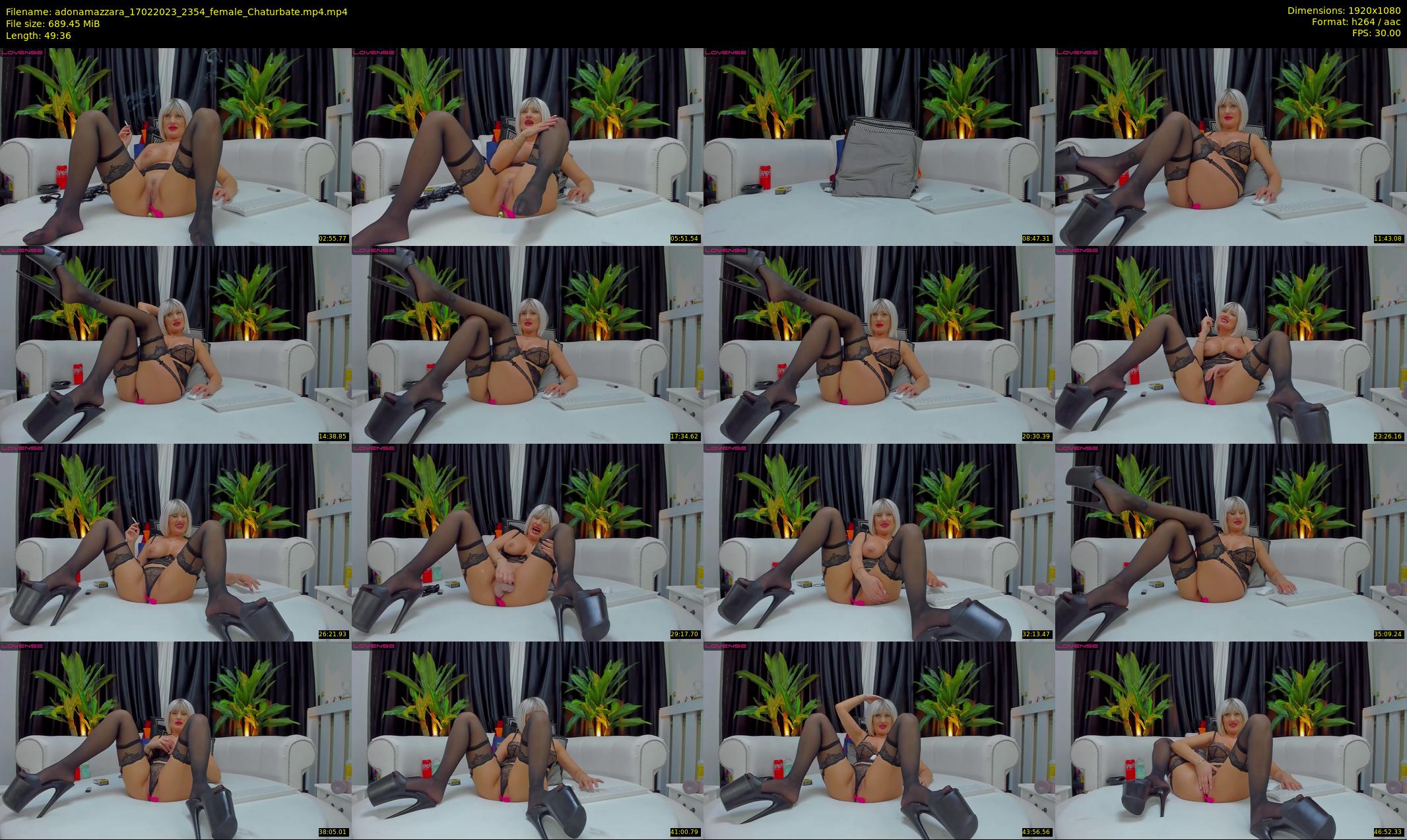 adonamazzara — 50 minute Chaturbate female cam show recording, 1080p, Feb 17, 2023