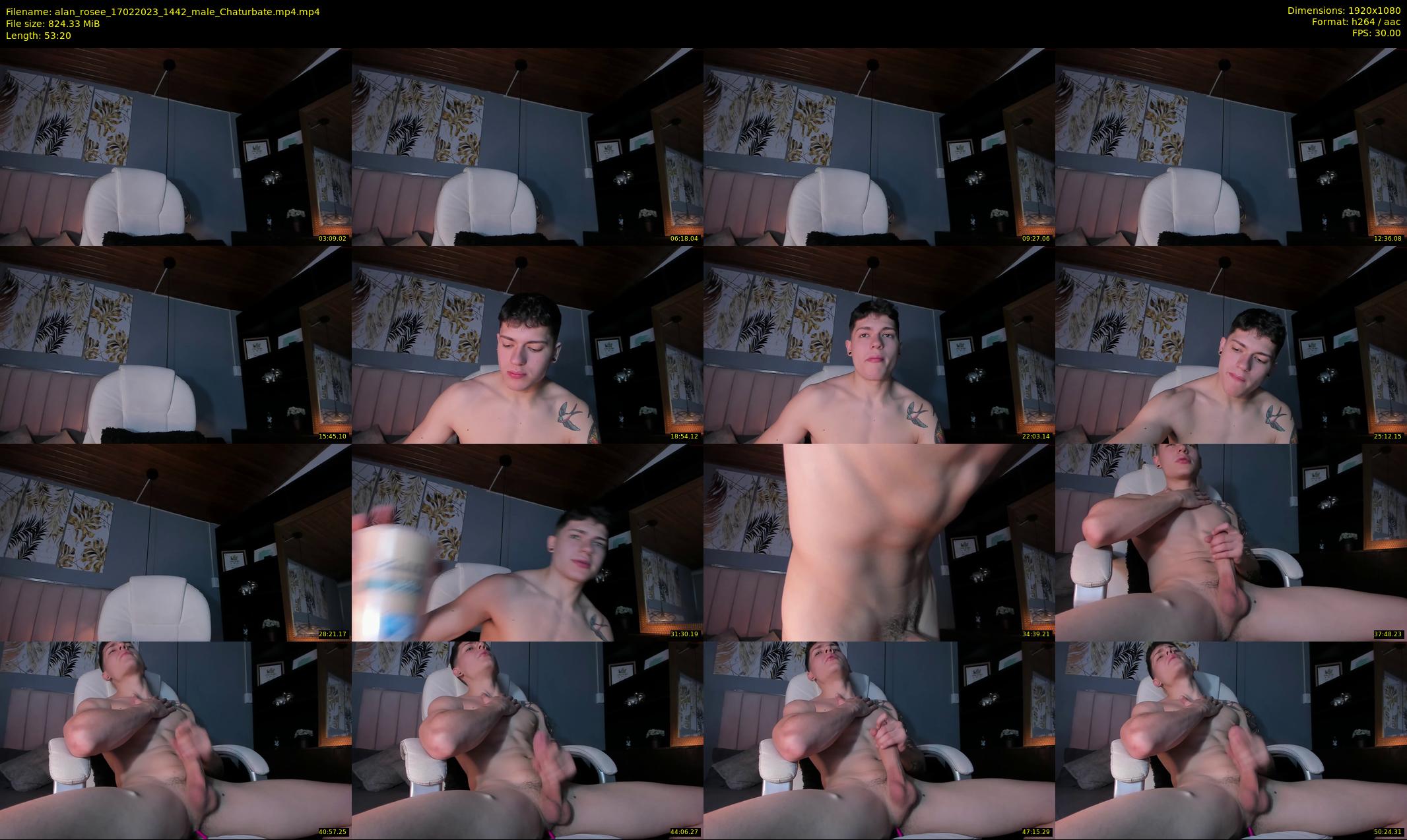alan_rosee — 54 minute Chaturbate male cam show recording, 1080p, Feb 17, 2023