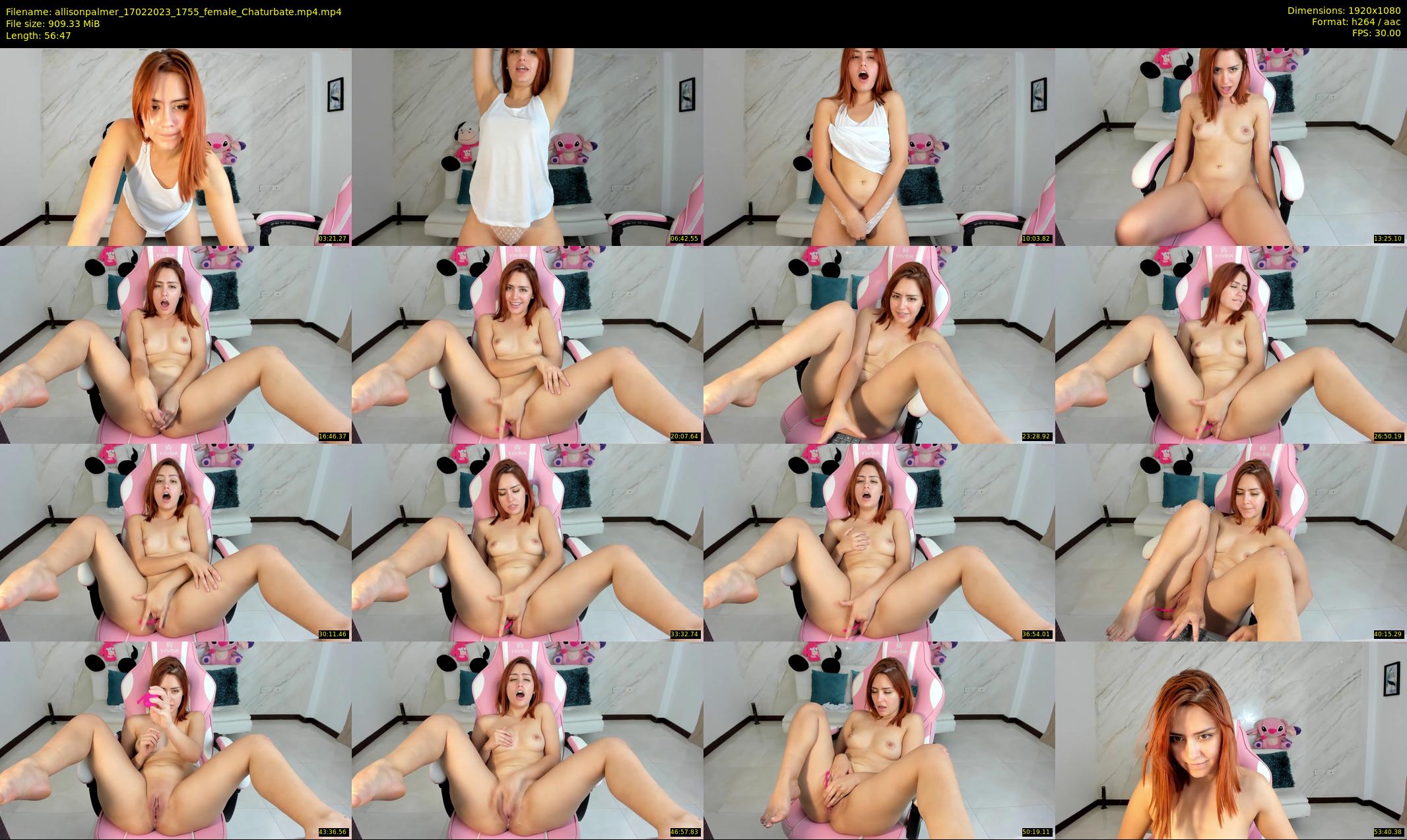 allisonpalmer — 57 minute Chaturbate female cam show recording, 1080p, Feb 17, 2023