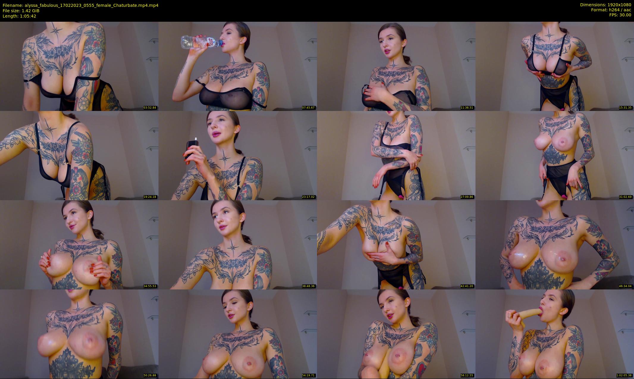 alyssa_fabulous — 66 minute Chaturbate female cam show recording, 1080p, Feb 17, 2023