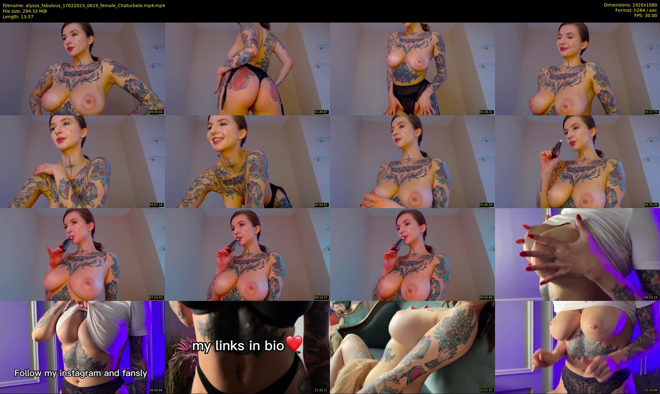 alyssa_fabulous — 14 minute Chaturbate female cam show recording, 1080p, Feb 17, 2023