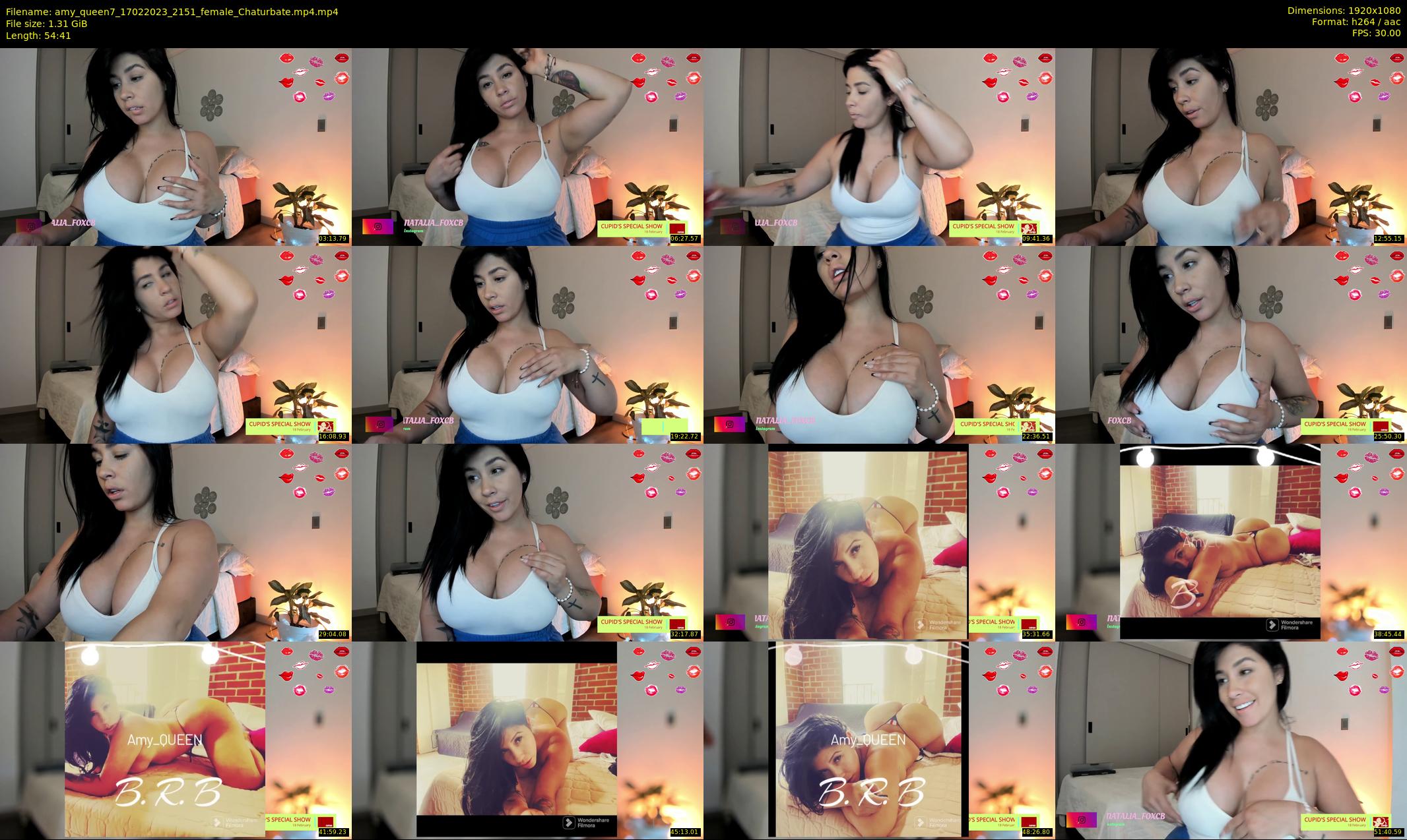 amy_queen7 — 55 minute Chaturbate female cam show recording, 1080p, Feb 17, 2023