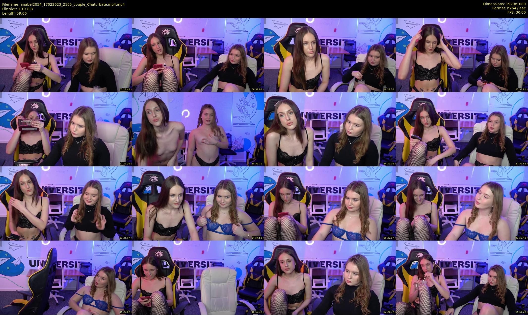 anabel2054 — 60 minute Chaturbate female cam show recording, 1080p, Feb 17, 2023