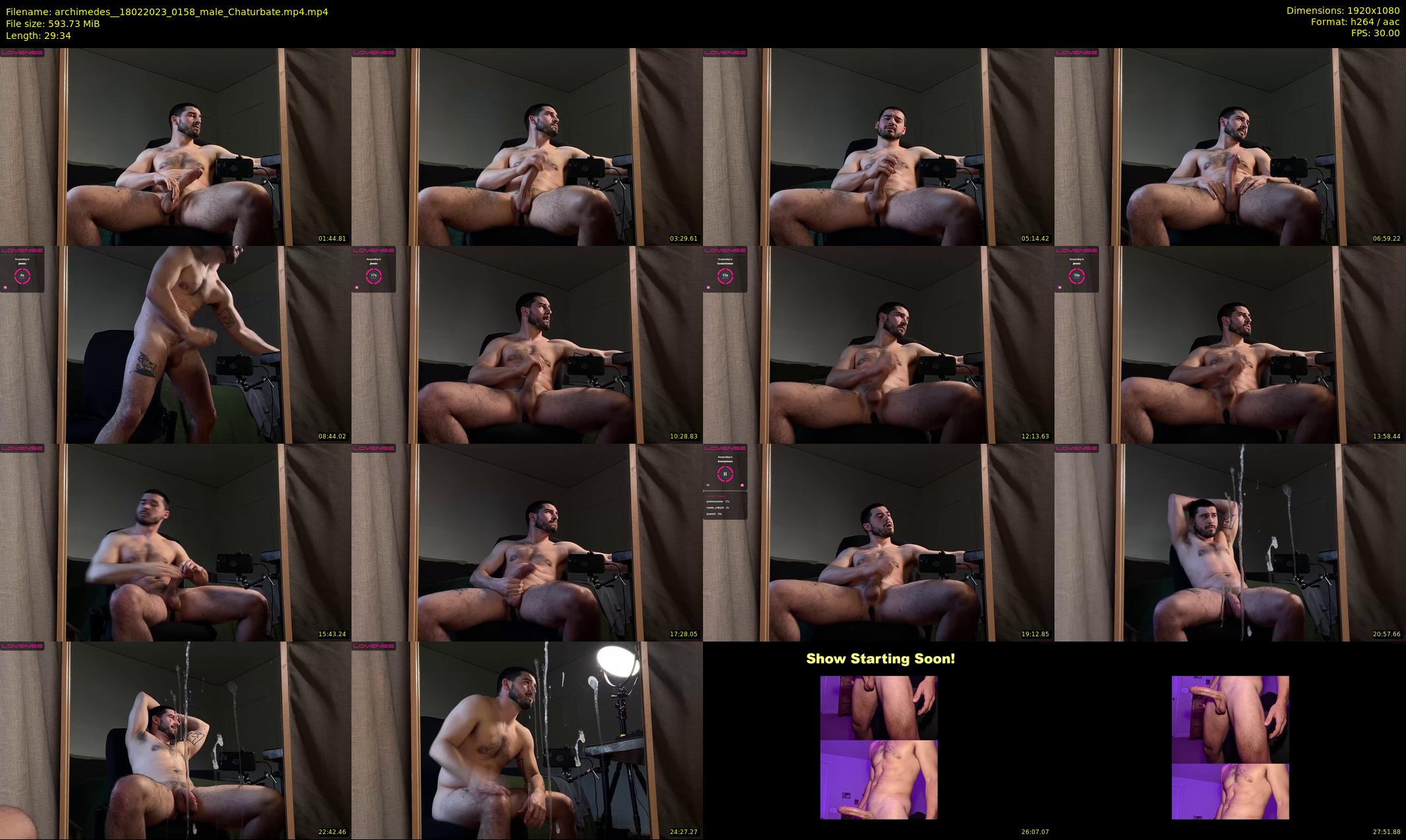 archimedes_ — 30 minute Chaturbate male cam show recording, 1080p, Feb 18, 2023