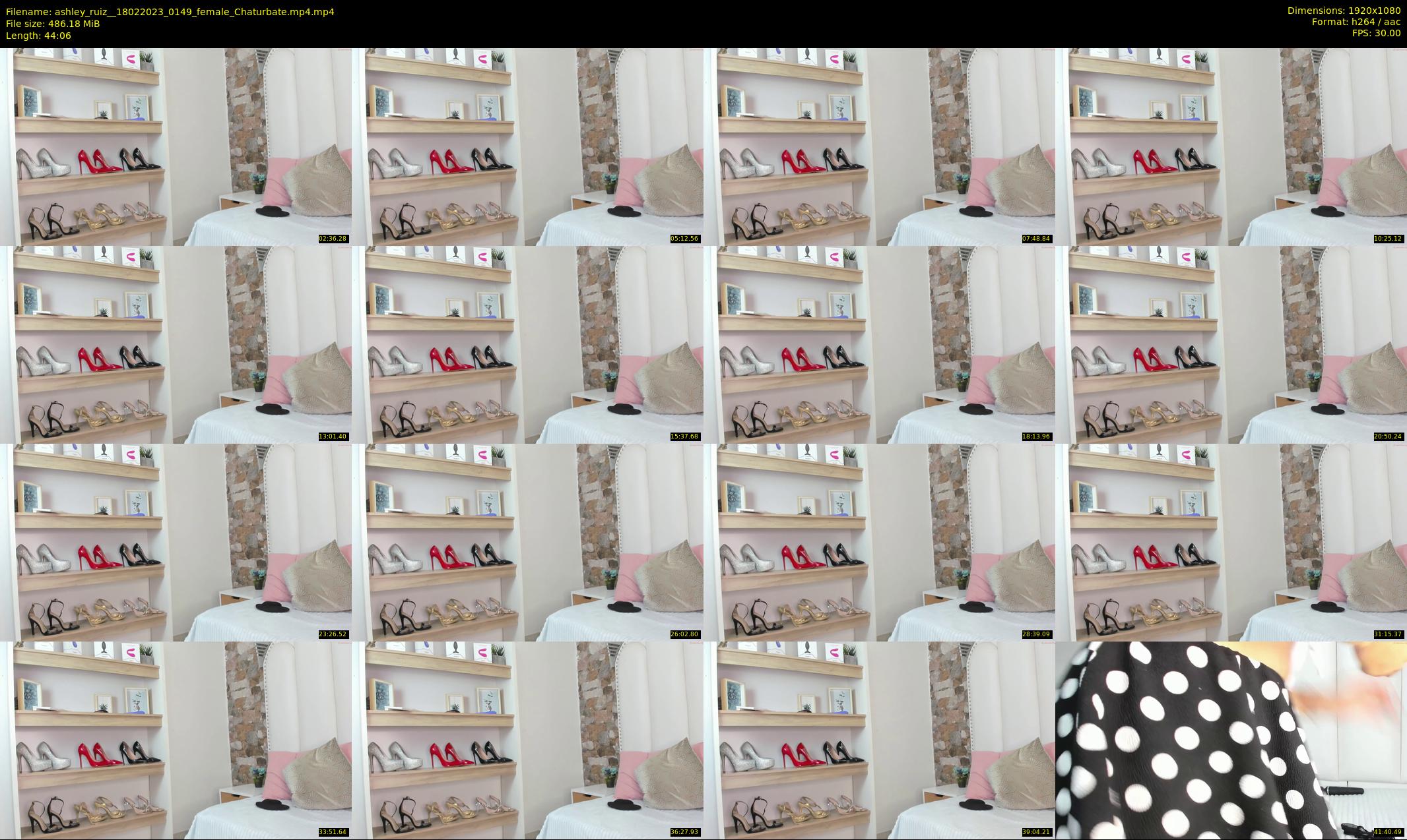 ashley_ruiz_ — 45 minute Chaturbate female cam show recording, 1080p, Feb 18, 2023