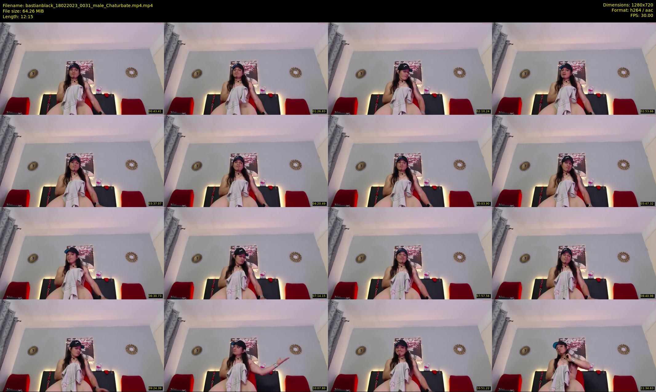 bastianblack — 13 minute Chaturbate male cam show recording, 720p, Feb 18, 2023