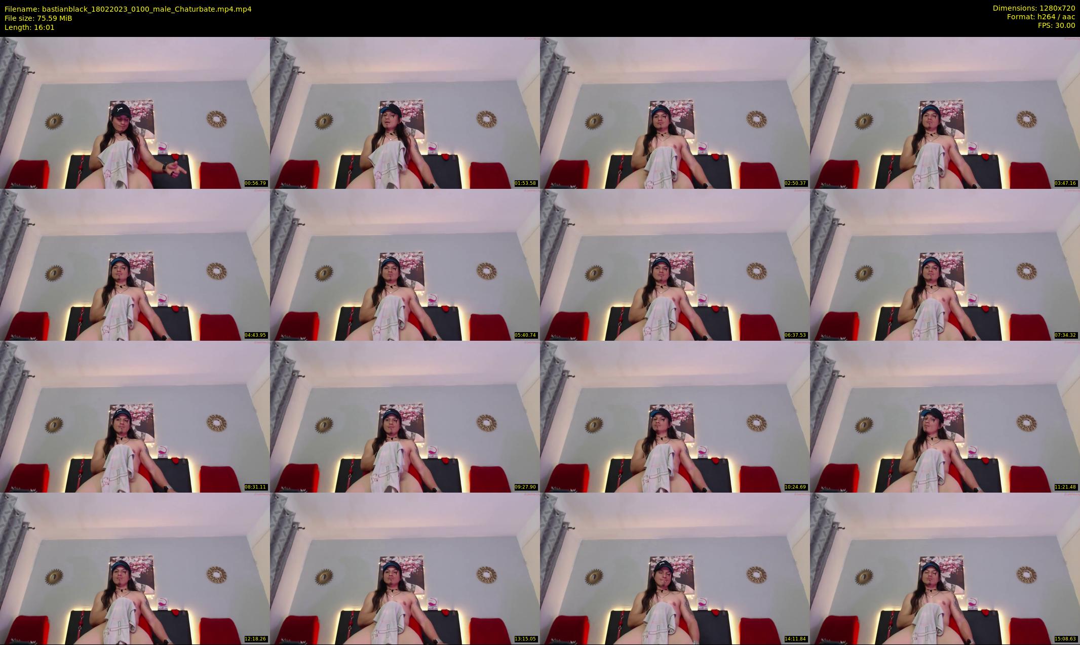 bastianblack — 17 minute Chaturbate male cam show recording, 720p, Feb 18, 2023