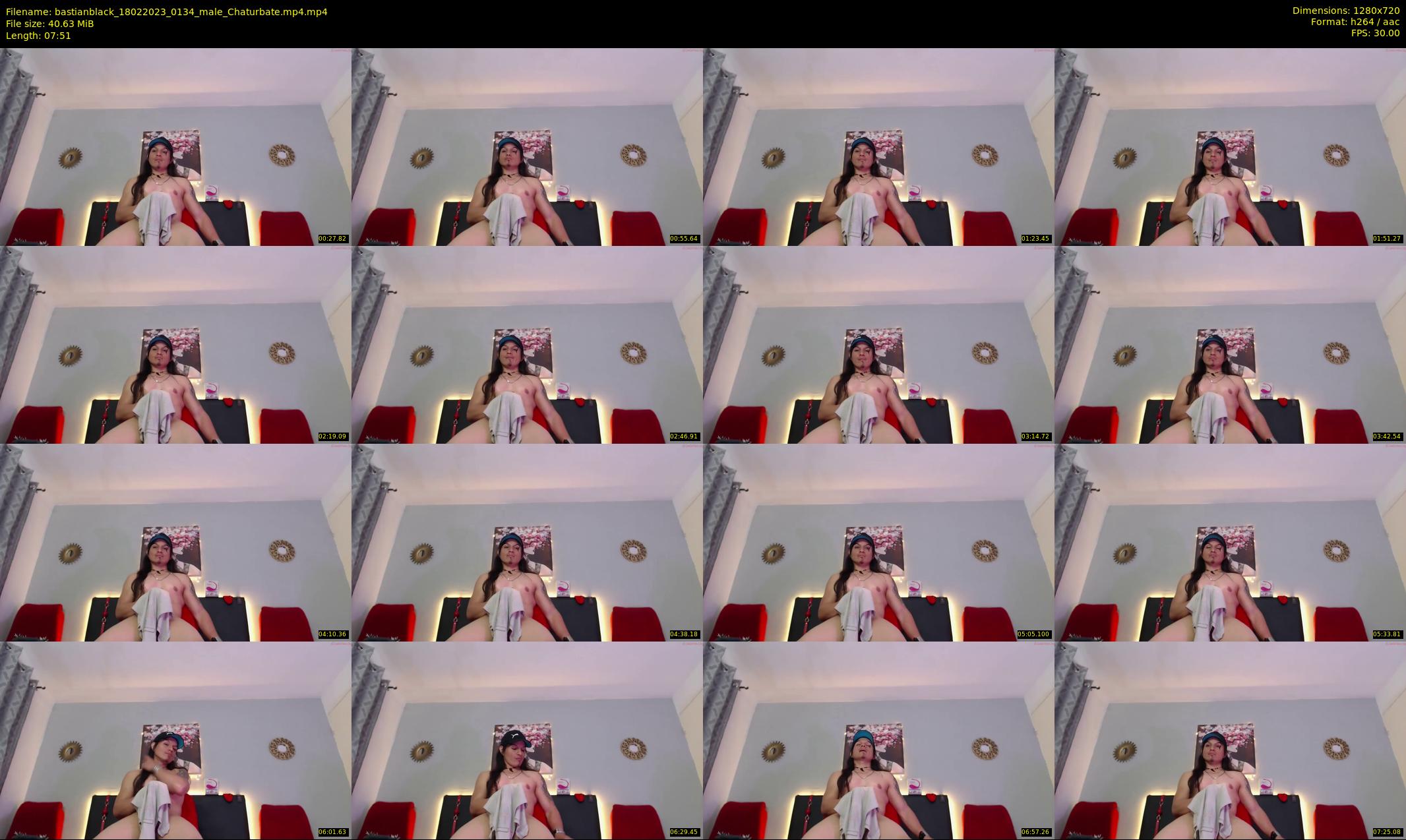 bastianblack — 8 minute Chaturbate male cam show recording, 720p, Feb 18, 2023