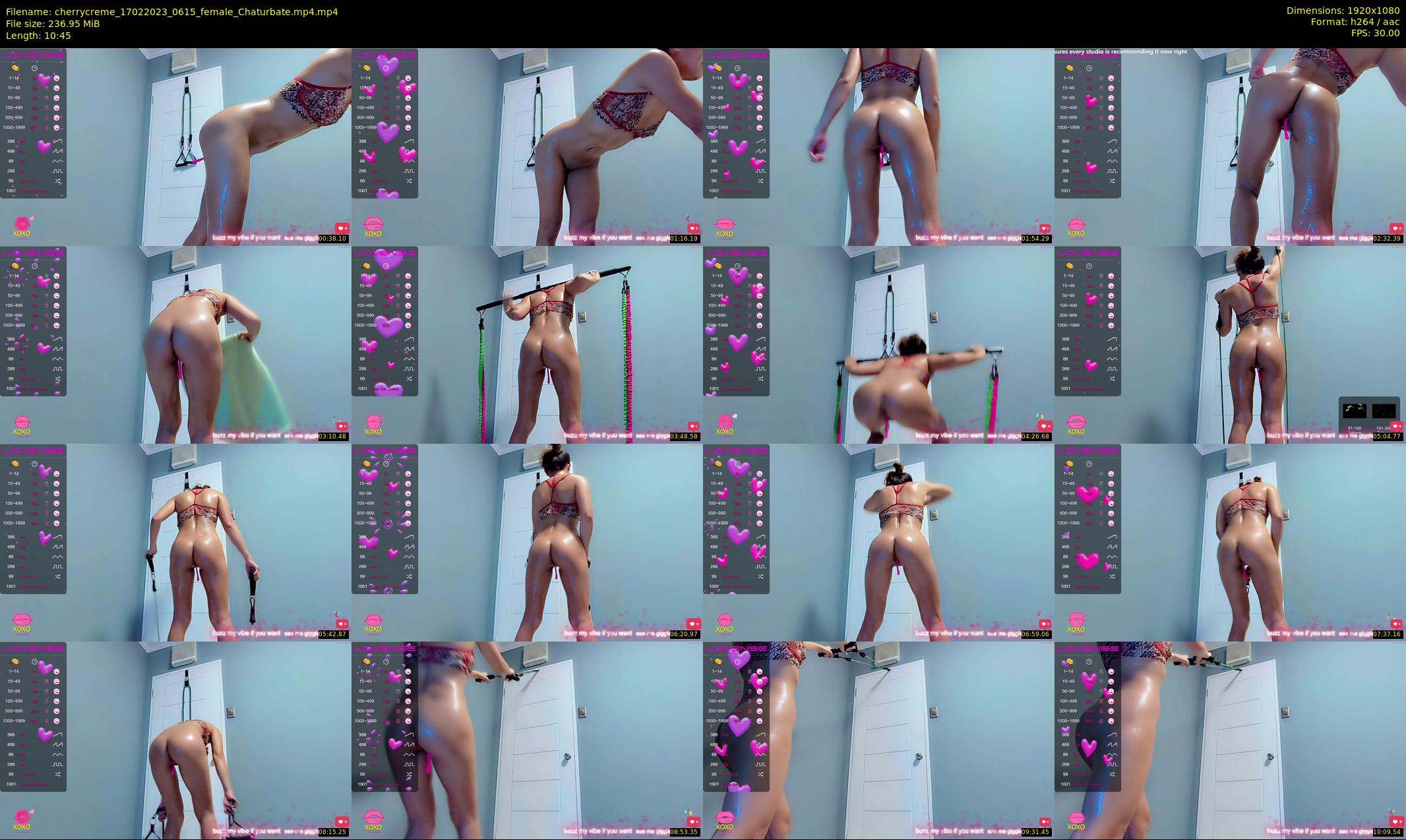 cherrycreme — 11 minute Chaturbate female cam show recording, 1080p, Feb 17, 2023
