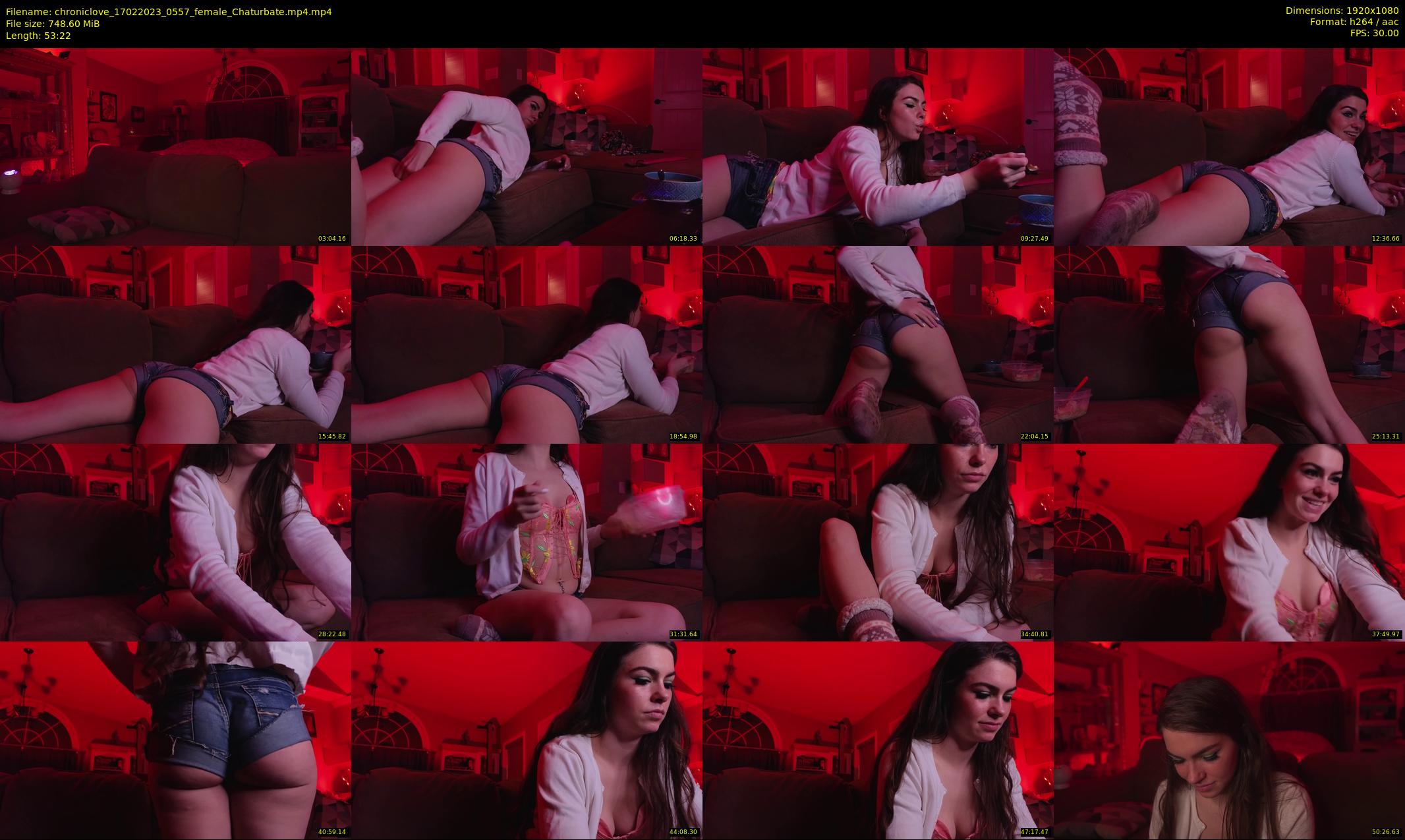 chroniclove — 54 minute Chaturbate female cam show recording, 1080p, Feb 17, 2023