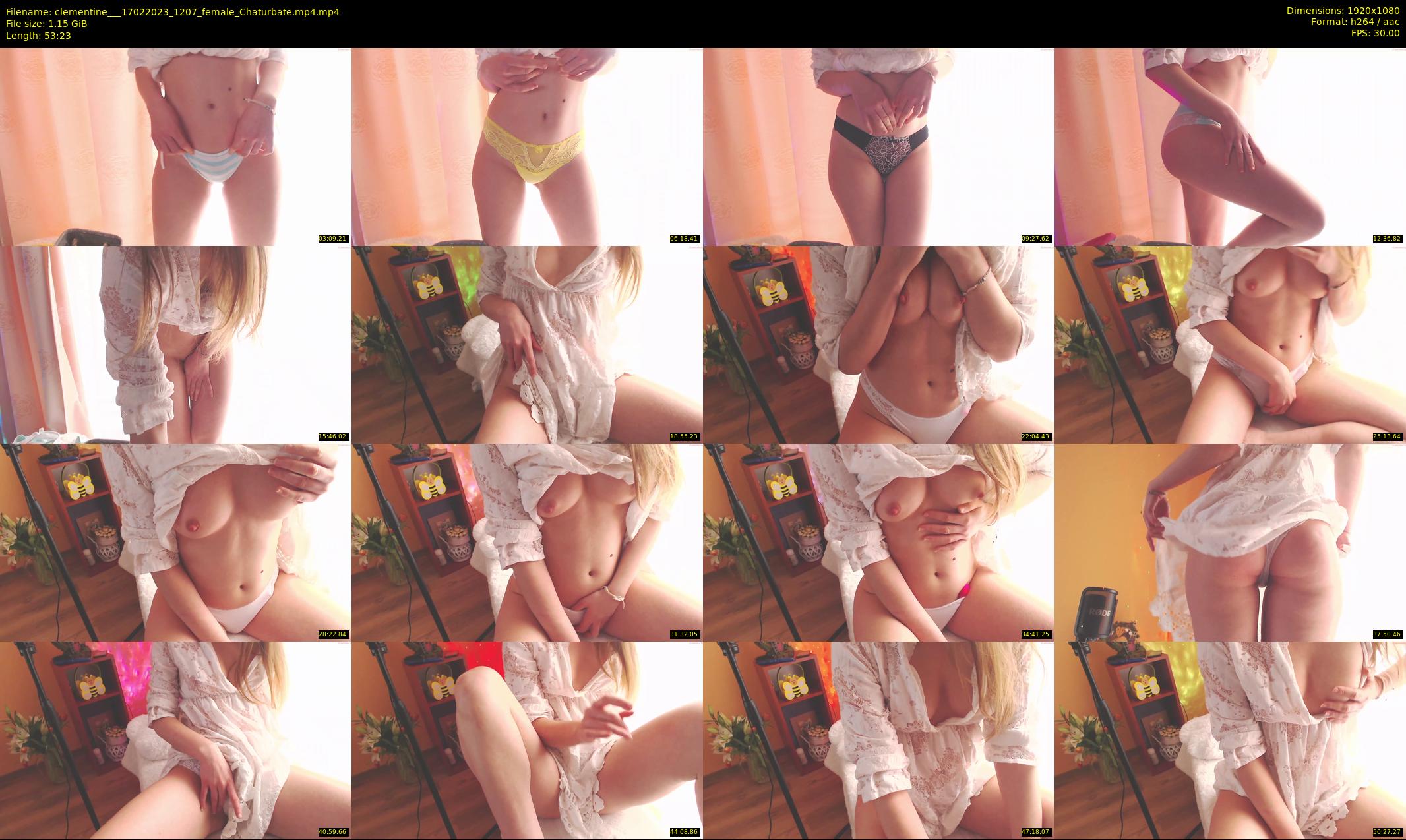clementine__ — 54 minute Chaturbate female cam show recording, 1080p, Feb 17, 2023