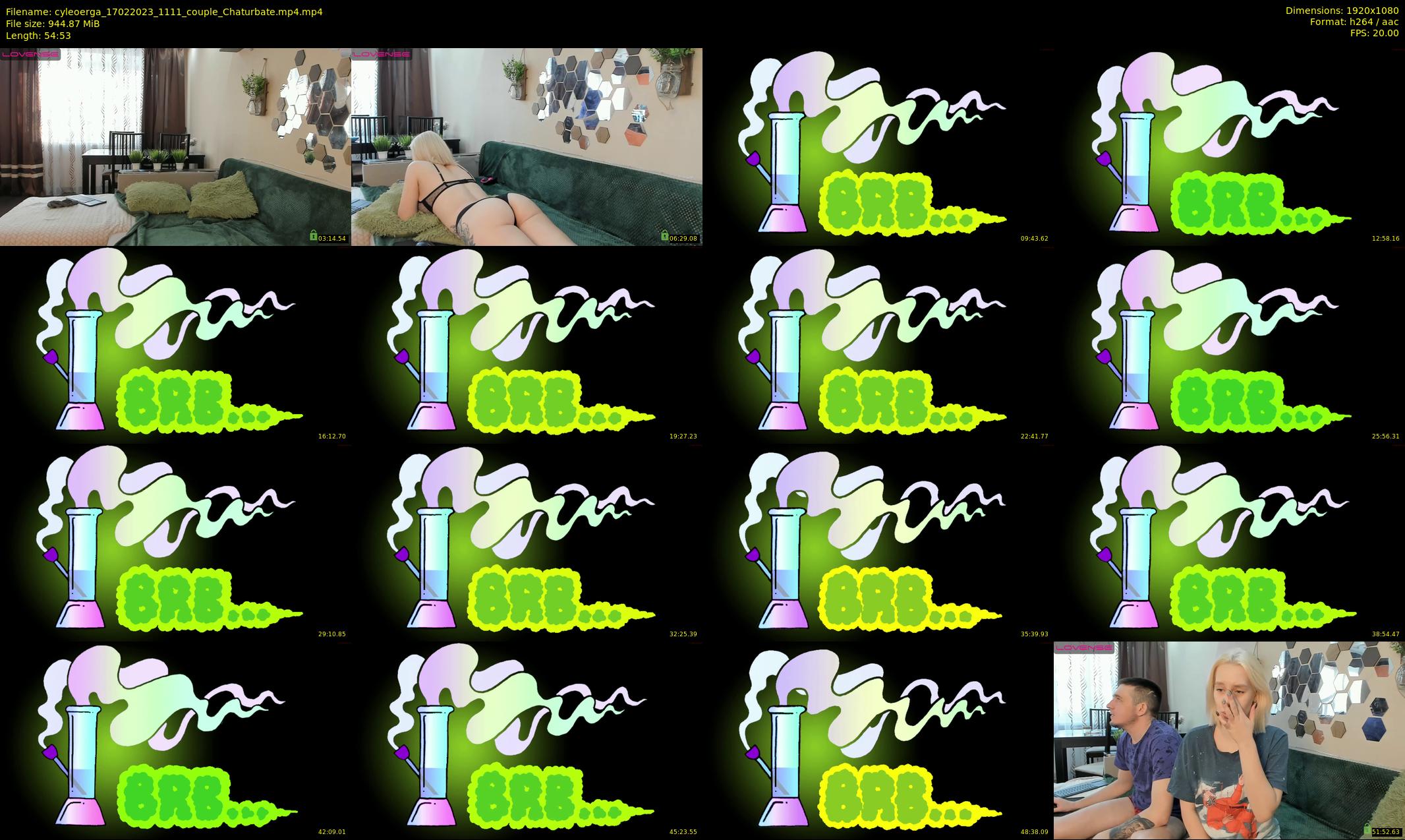 cyleoerga — 55 minute Chaturbate couple cam show recording, 1080p, Feb 17, 2023