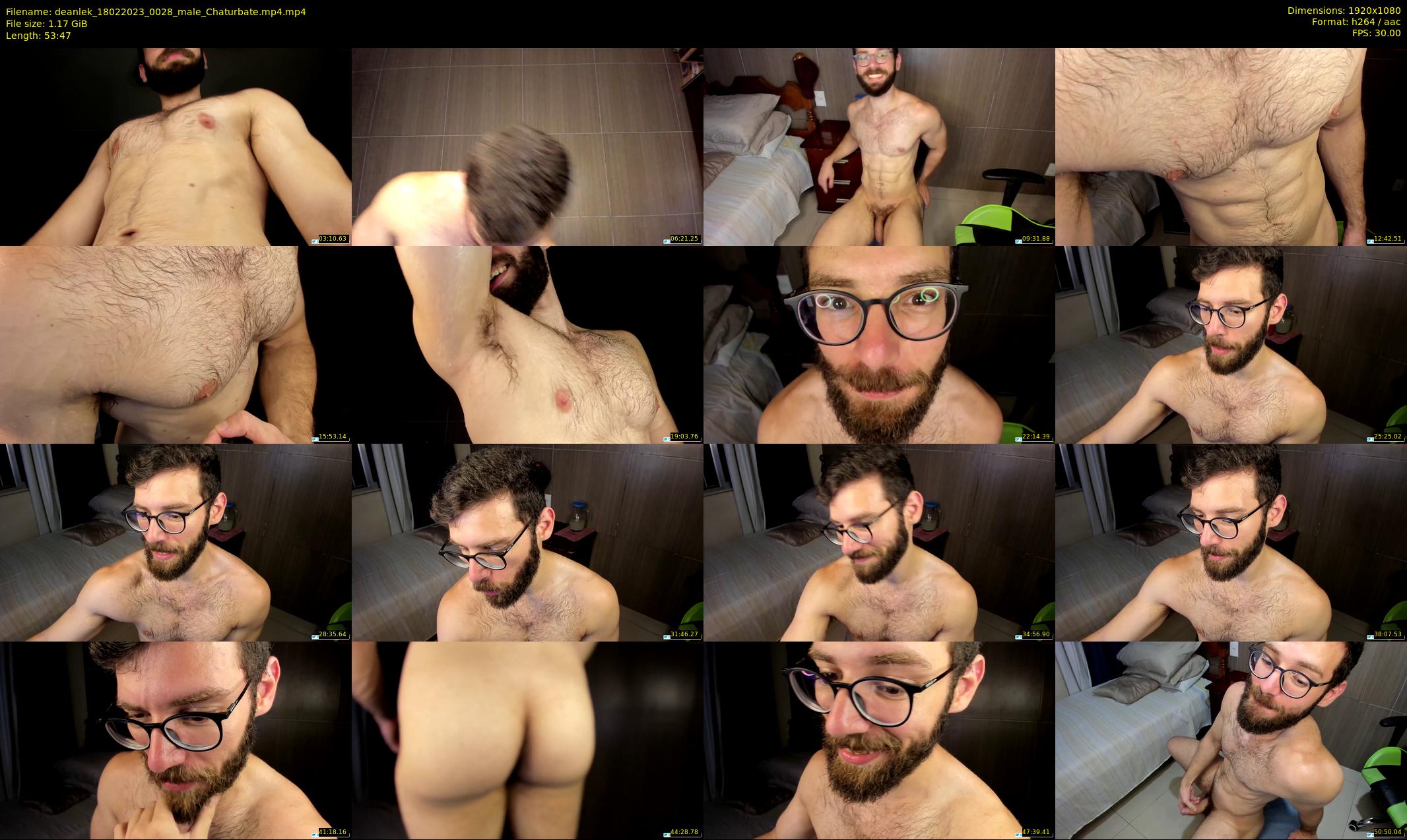 deanlek — 54 minute Chaturbate male cam show recording, 1080p, Feb 18, 2023
