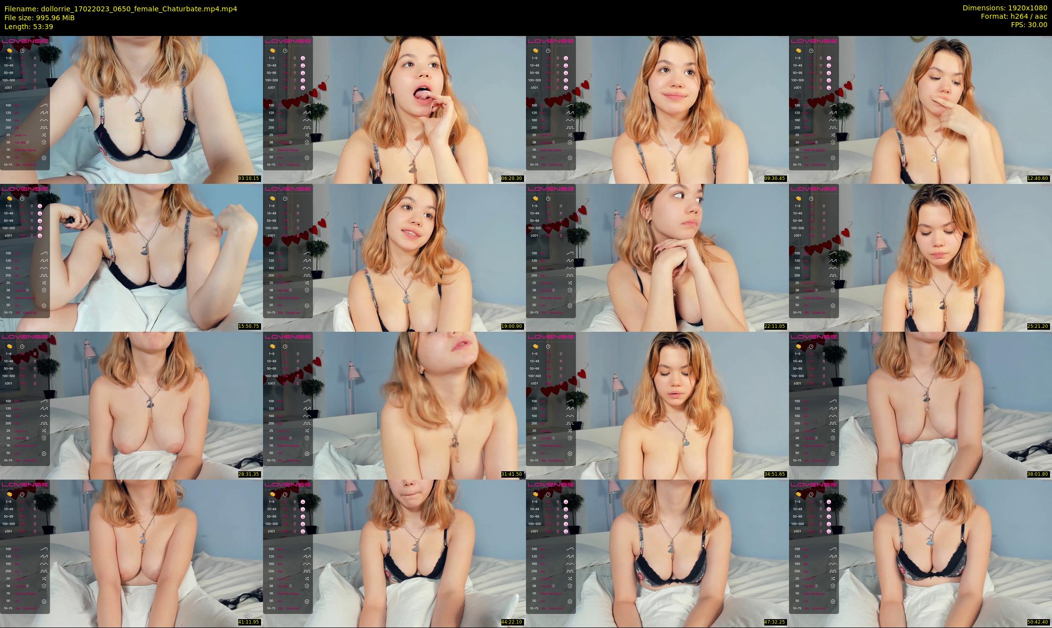 dollorrie — 54 minute Chaturbate couple cam show recording, 1080p, Feb 17, 2023